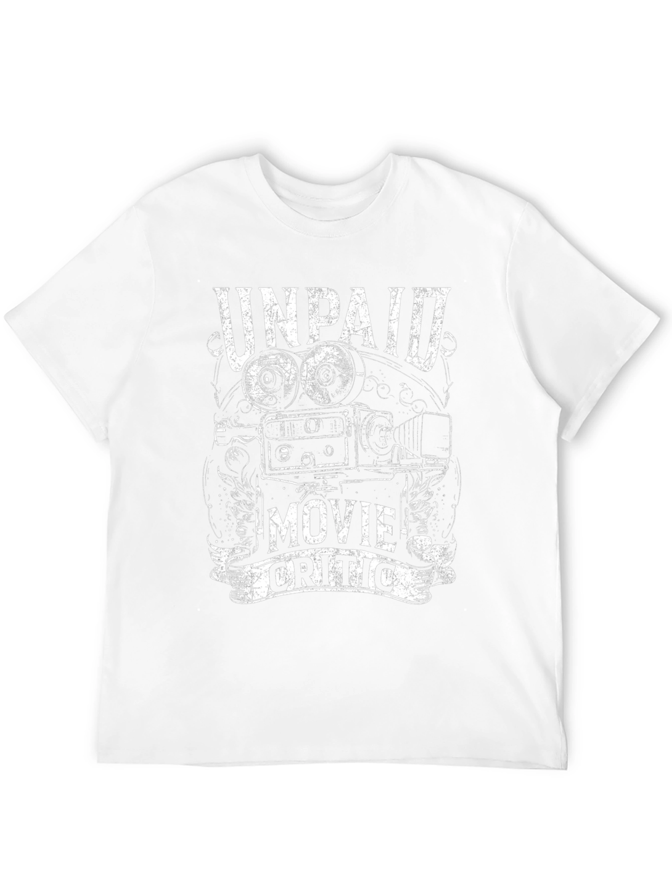 Unpaid Movie Critic Black T-Shirt