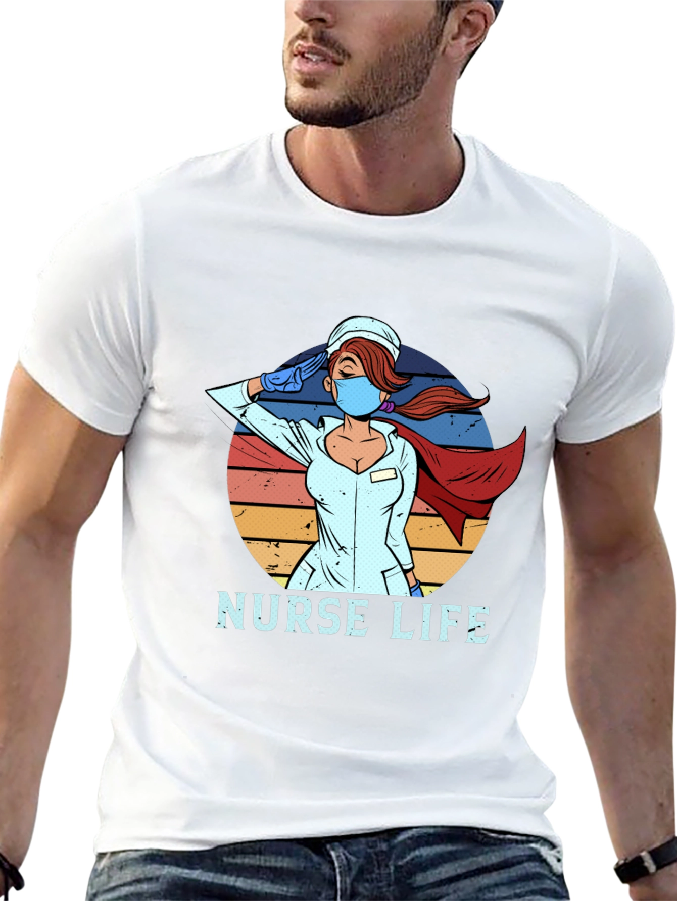 Nurse Life Hero T-Shirt - Saluting Healthcare Hero