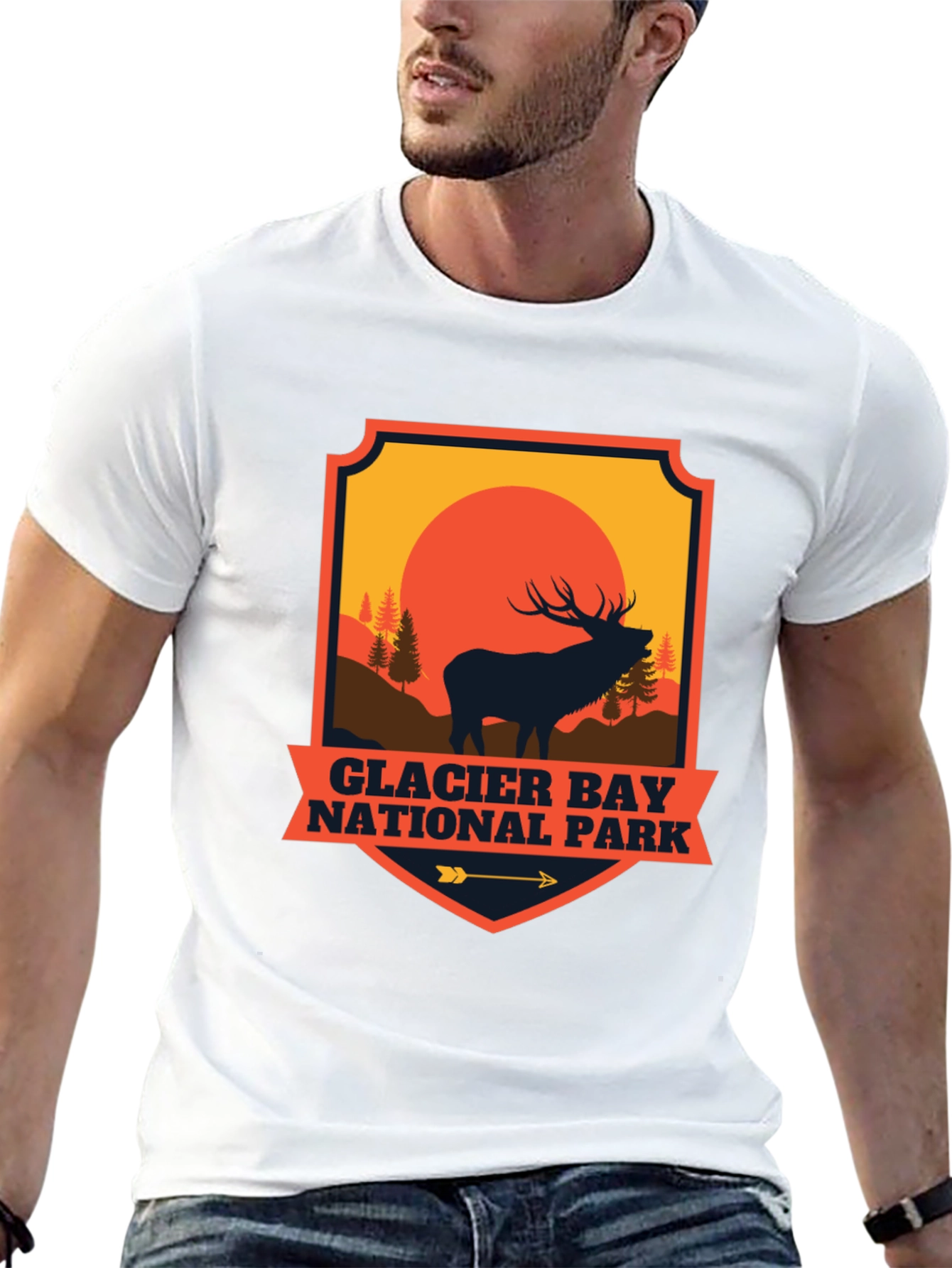 Glacier Bay National Park Elk Graphic Tee