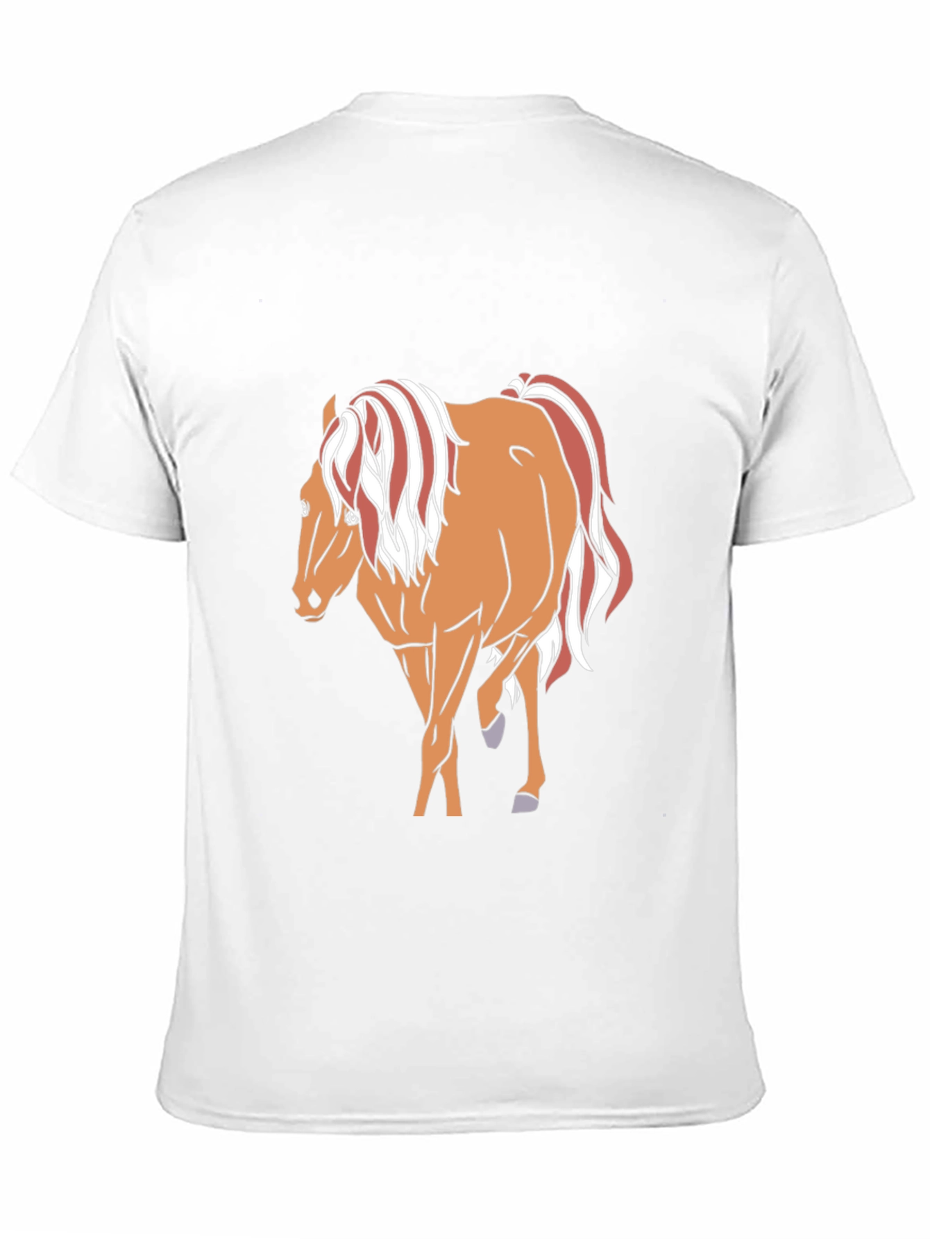 Horse Graphic Tee - Black