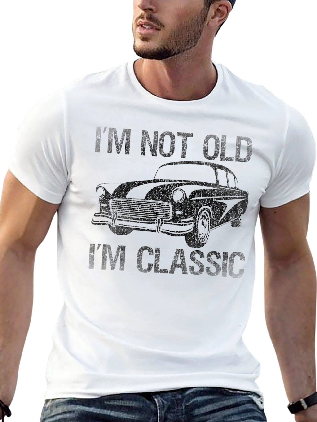 Im Not Old Im Classic Car Graphic T-Shirt