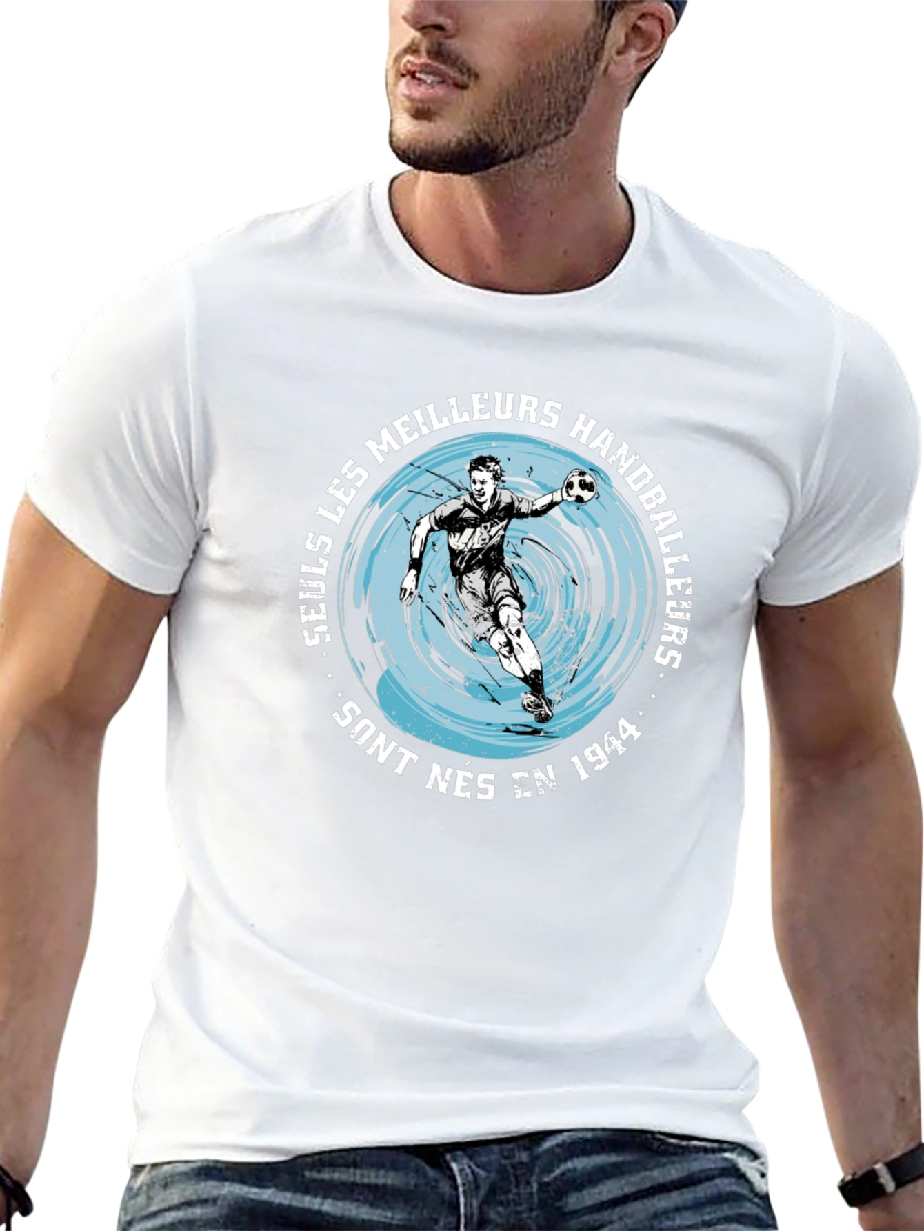 Handball Player 1944 Graphic T-Shirt