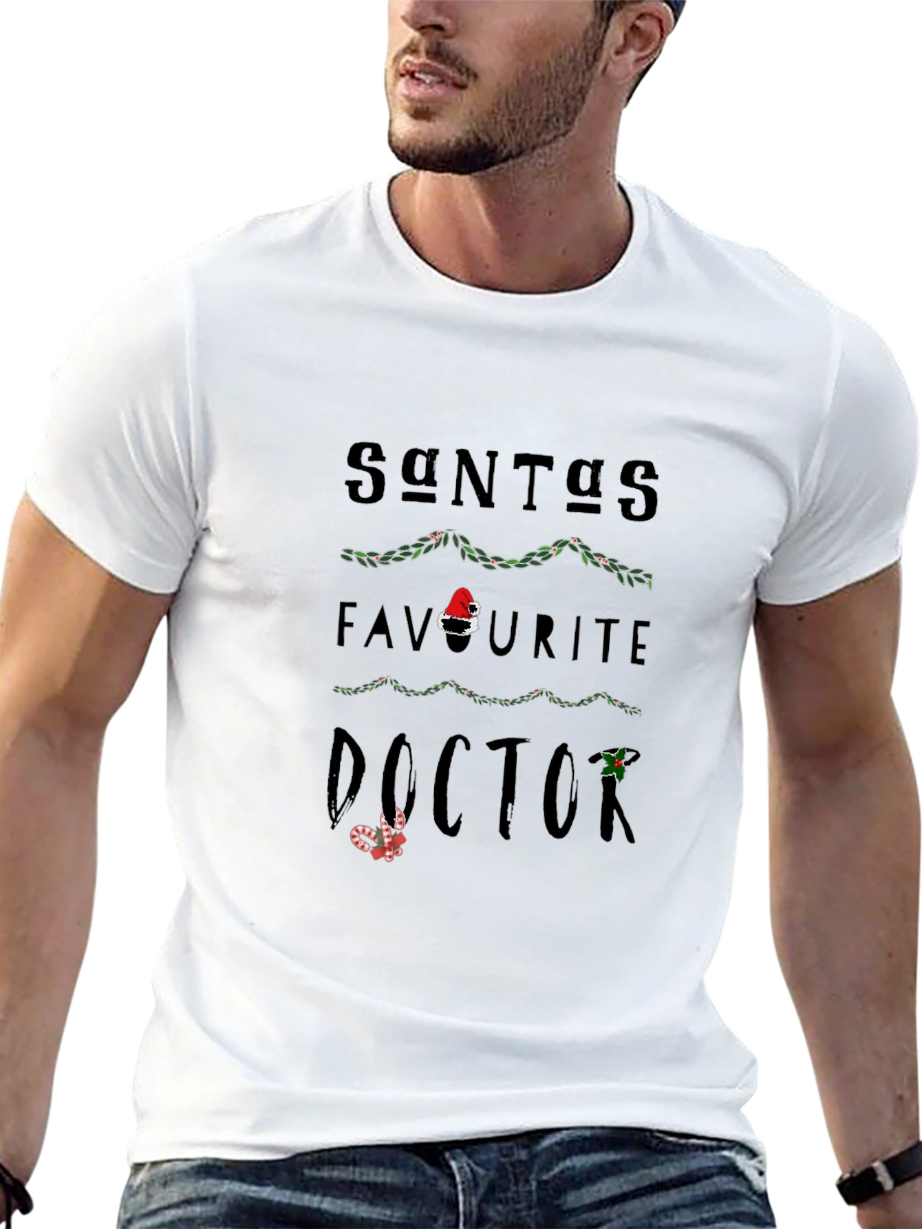 Santas Favorite Doctor Christmas T-Shirt