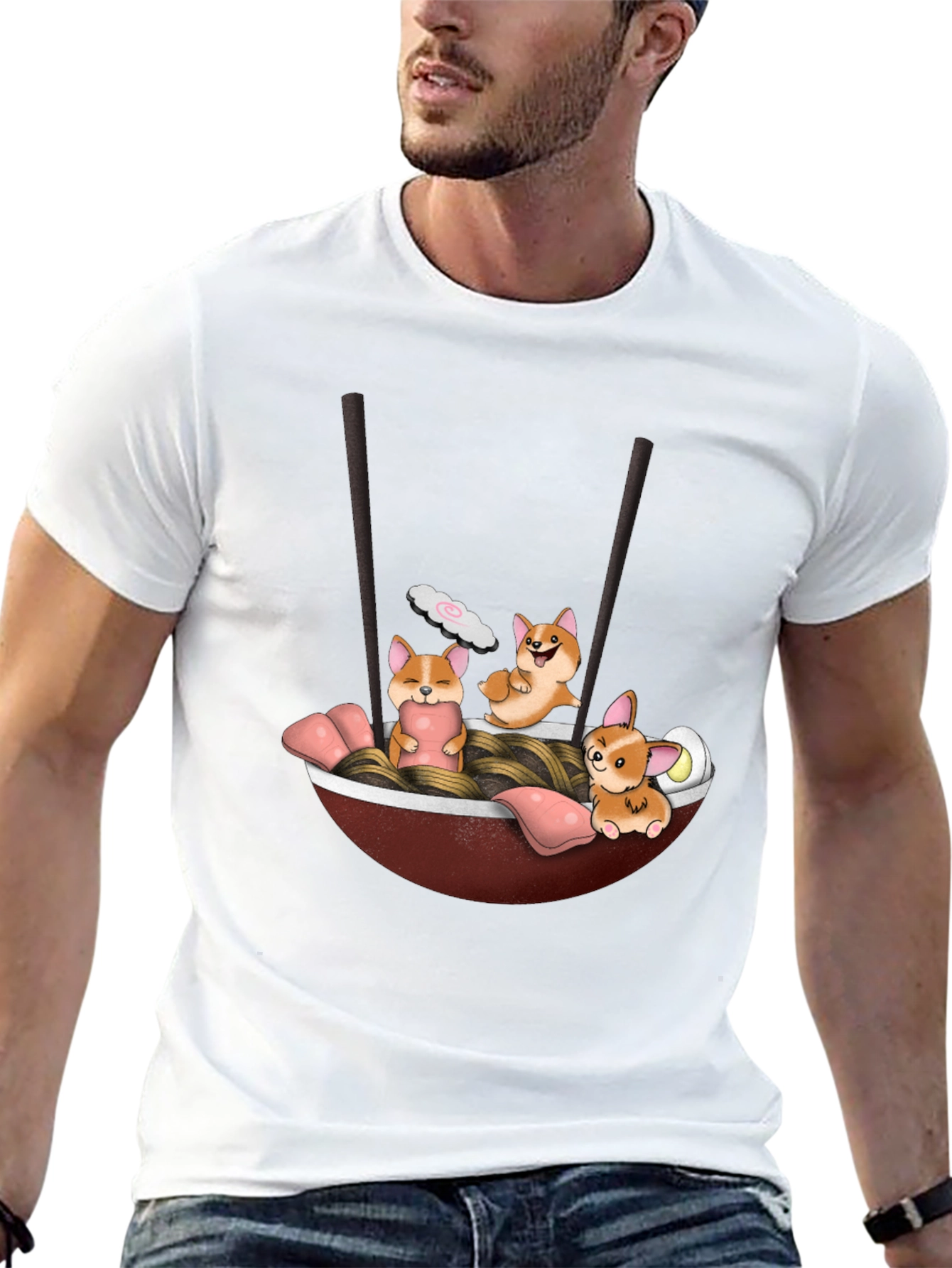 Corgi Ramen T-Shirt