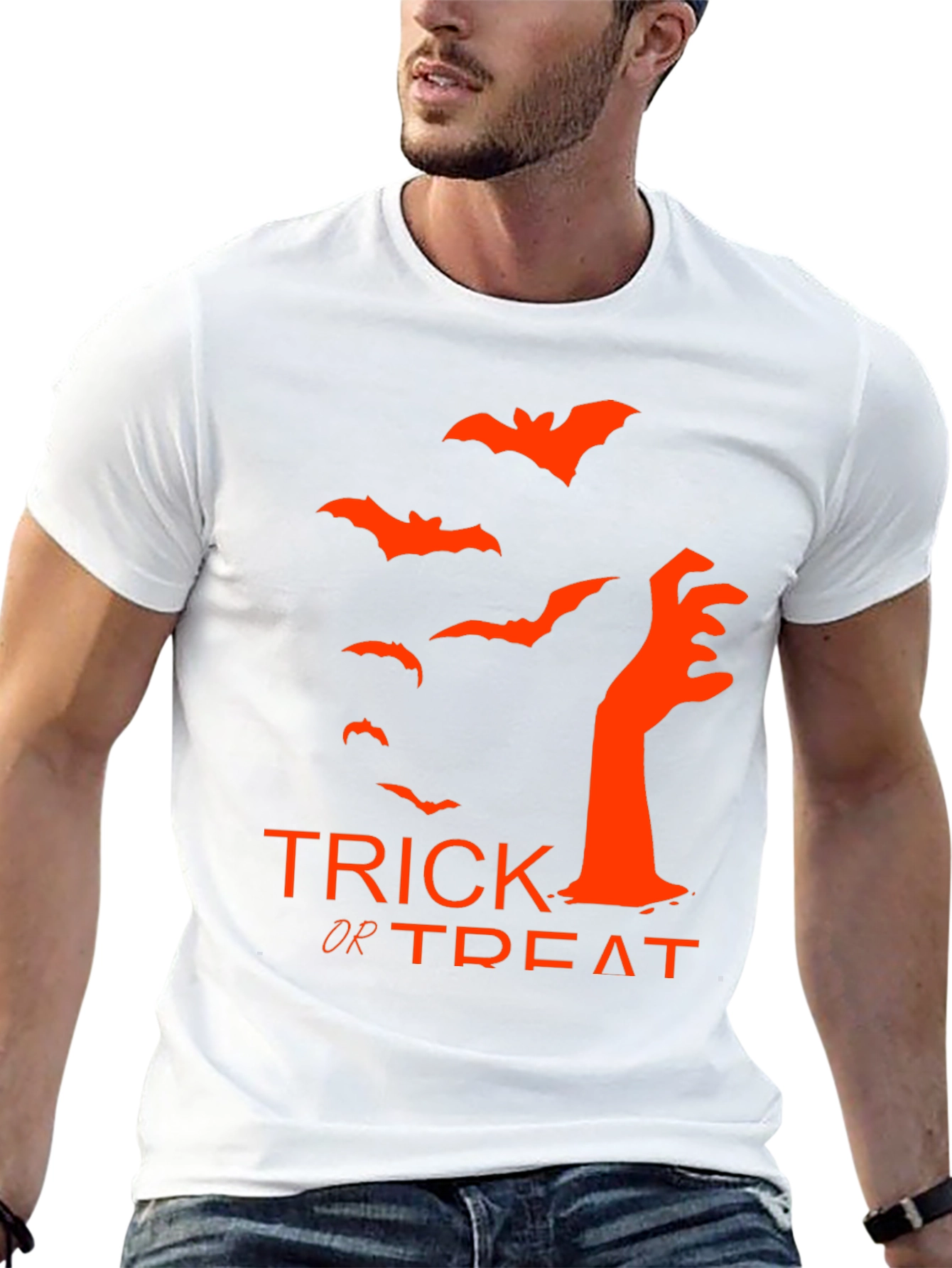 Halloween Trick or Treat Black T-Shirt