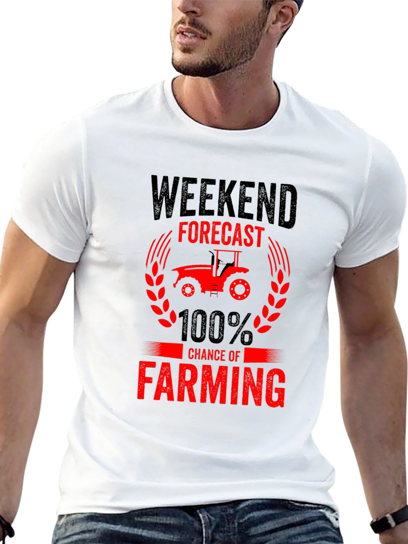 Farming Forecast Graphic T-Shirt
