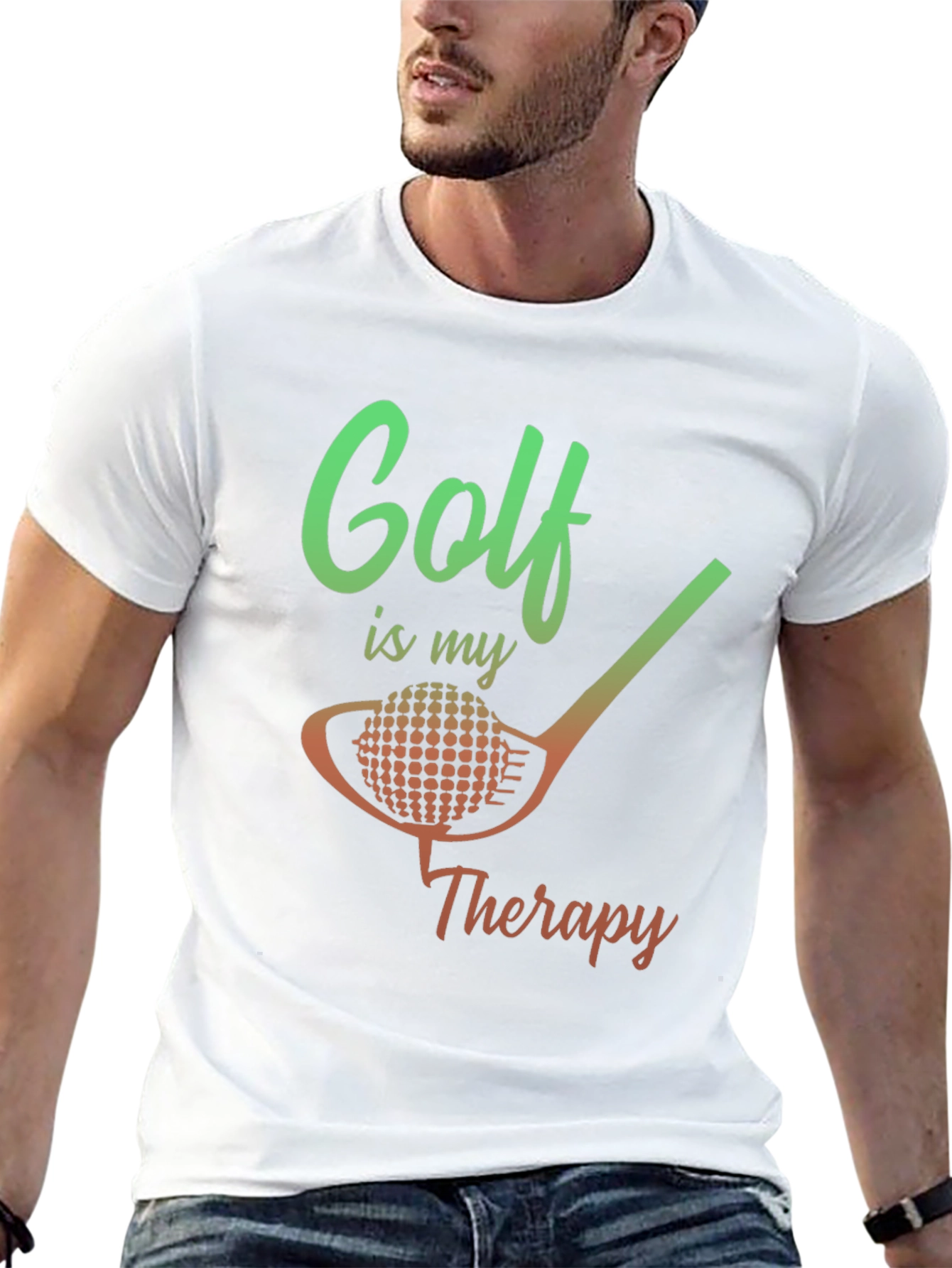 Golf Is My Therapy Graphic T-Shirt