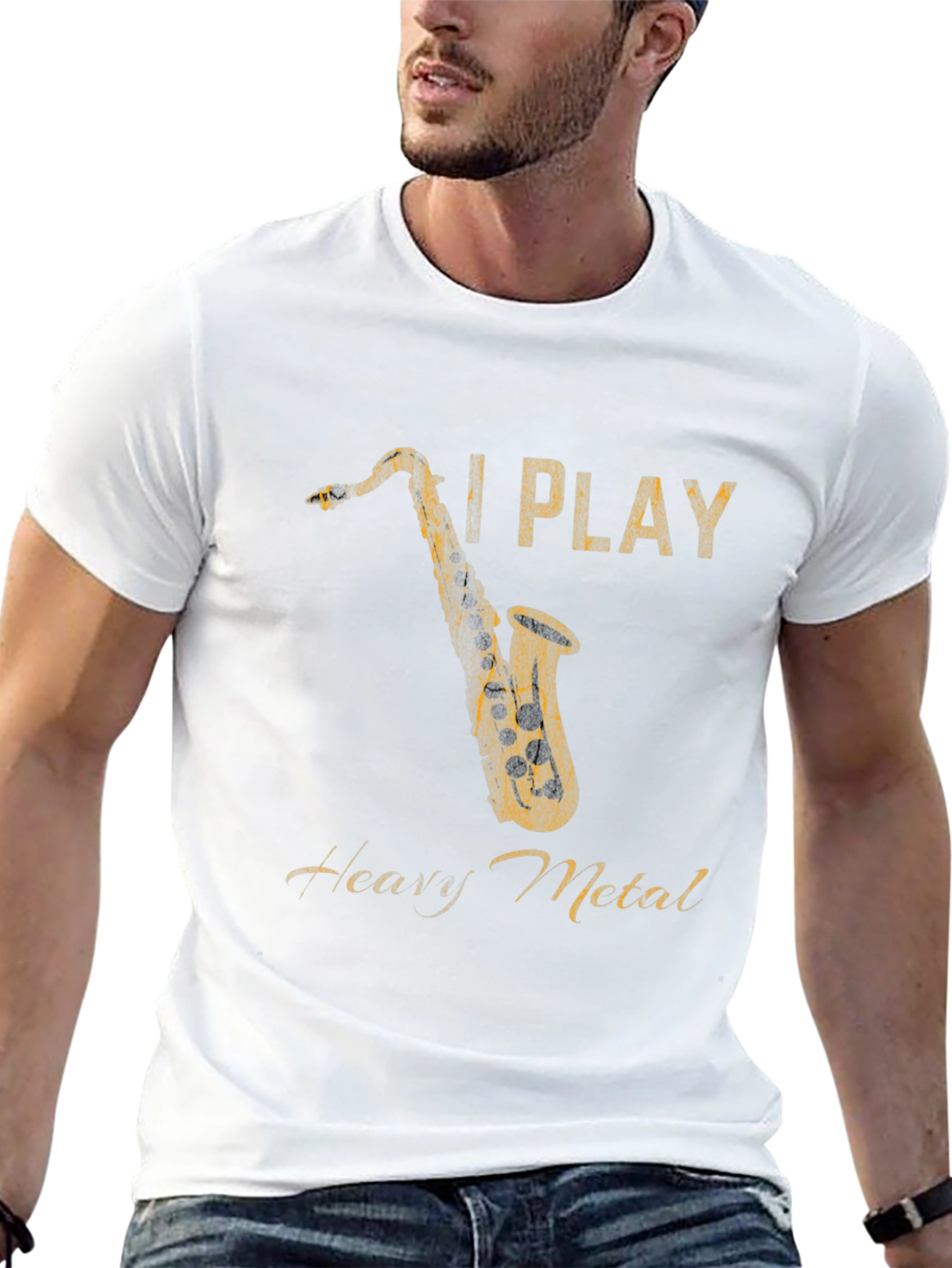 I Play Heavy Metal Saxophone T-Shirt