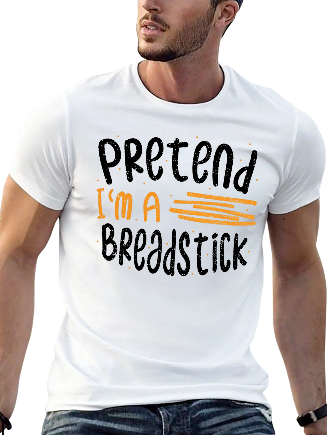 Pretend Im a Breadstick Graphic T-Shirt