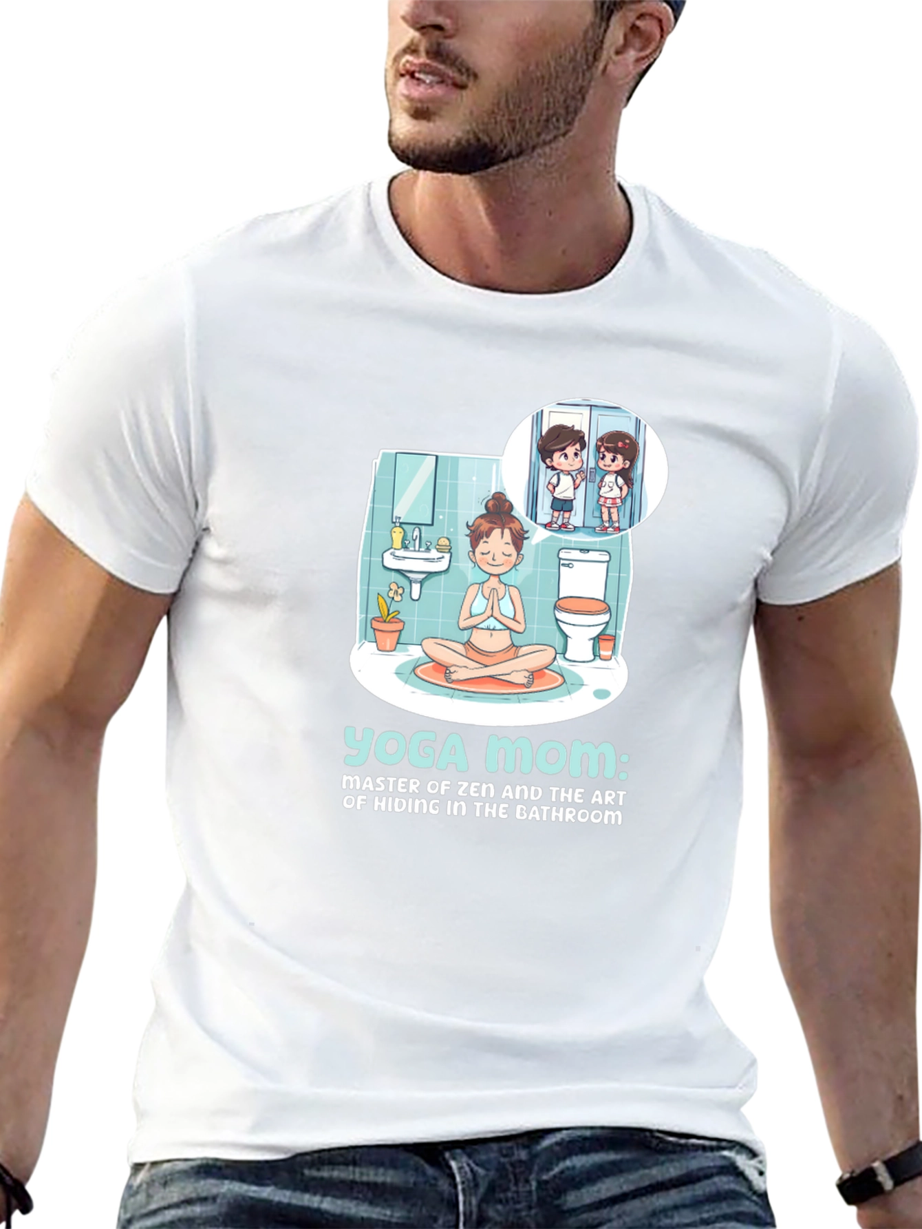 Yoga Mom Graphic T-Shirt