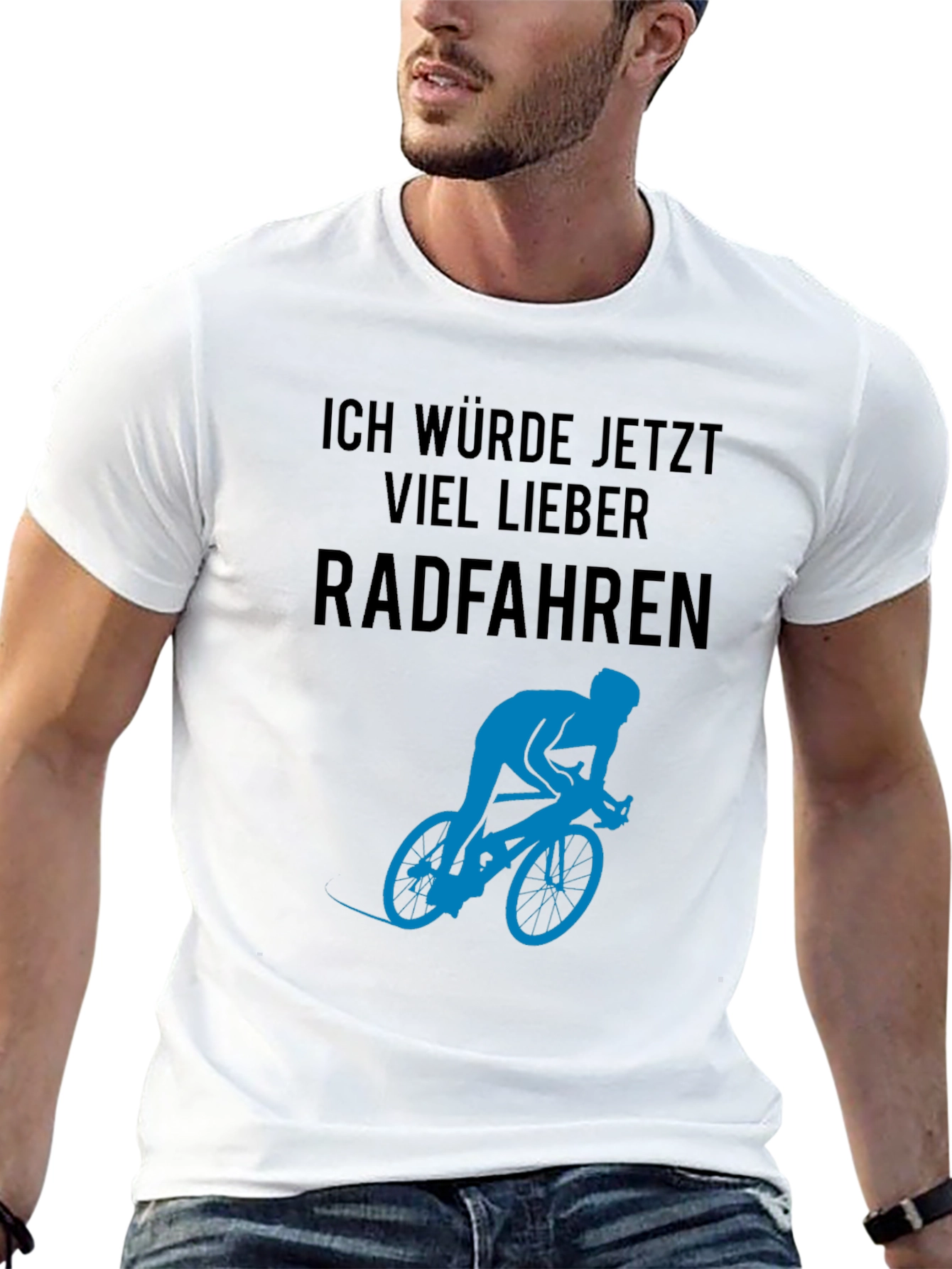 Ich Würde Jetzt Viel Lieber Radfahren T-Shirt