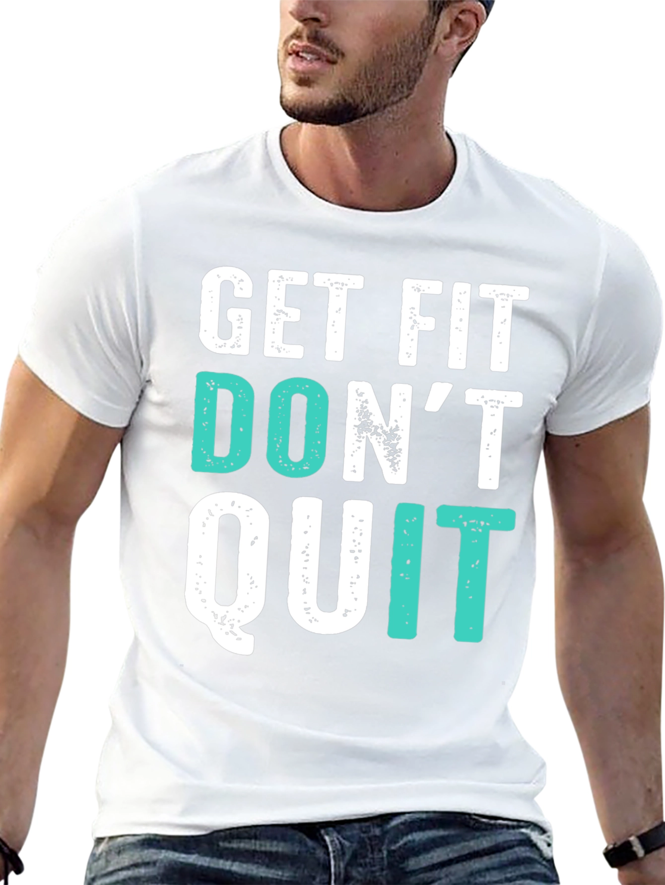 Get Fit Dont Quit Graphic Tee