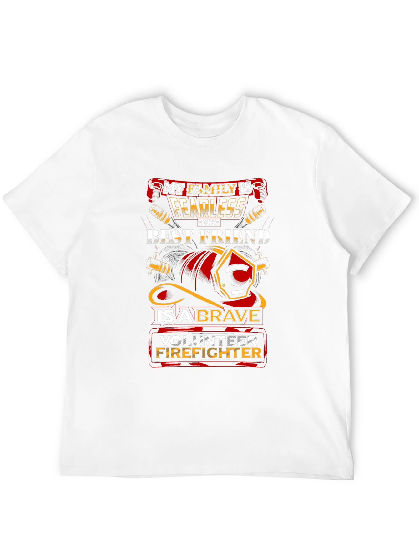 Volunteer Firefighter Graphic T-Shirt