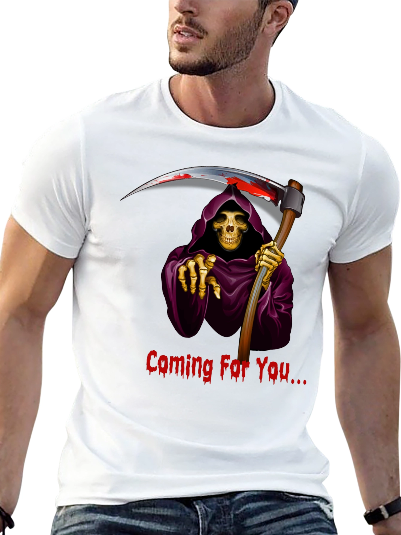 Grim Reaper Graphic T-Shirt - Coming For You