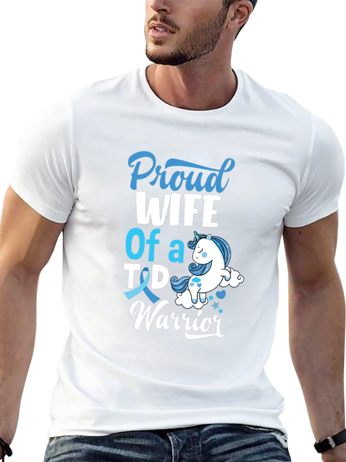 Proud Wife T1D Warrior Graphic Tee