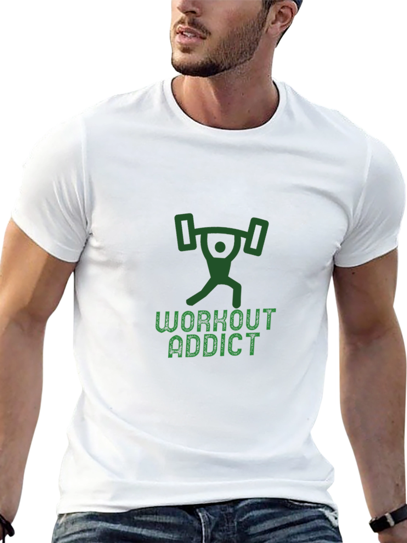 Workout Addict Black T-Shirt
