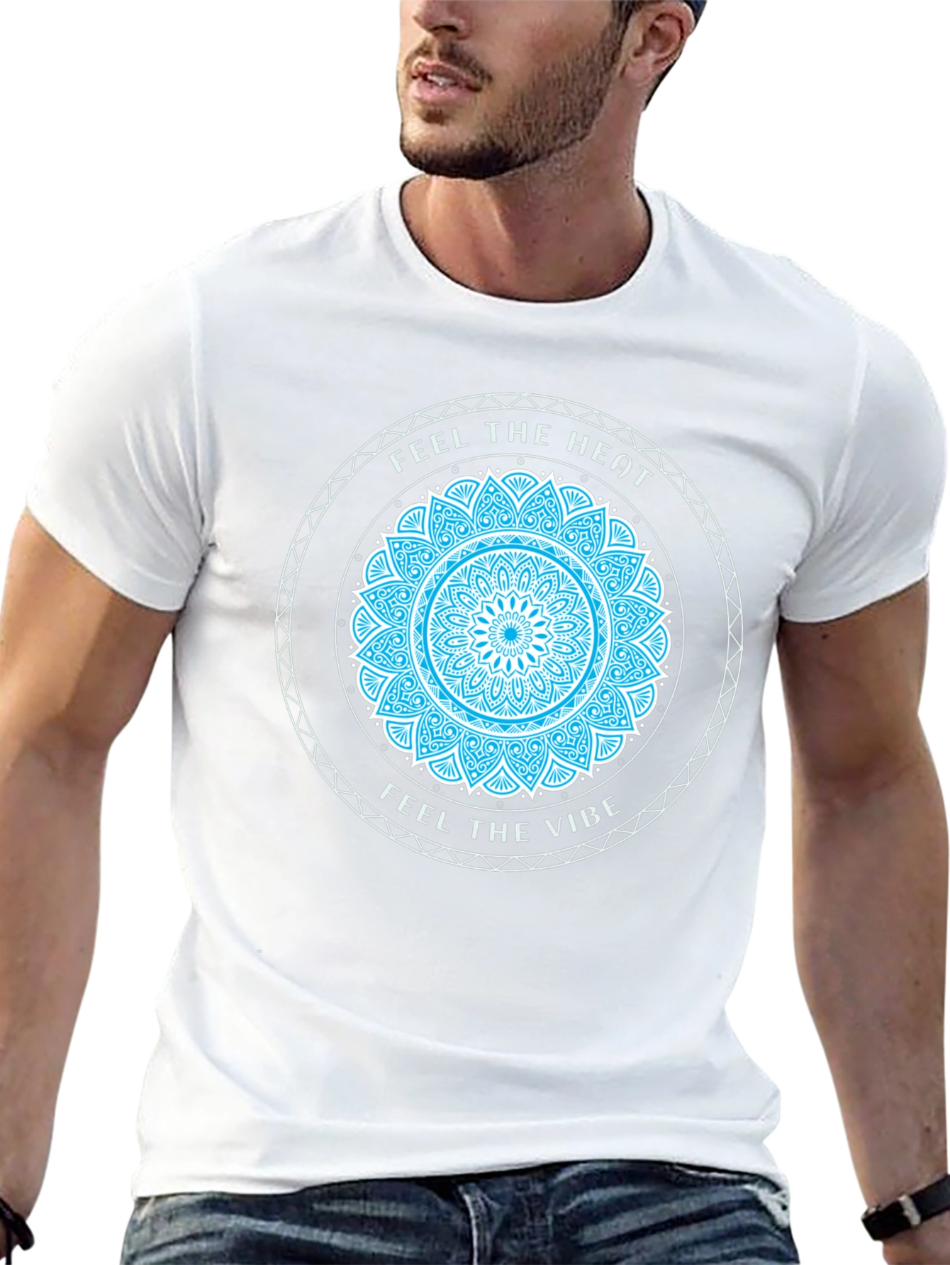 Feel The Heat Vibe Black Graphic Tee