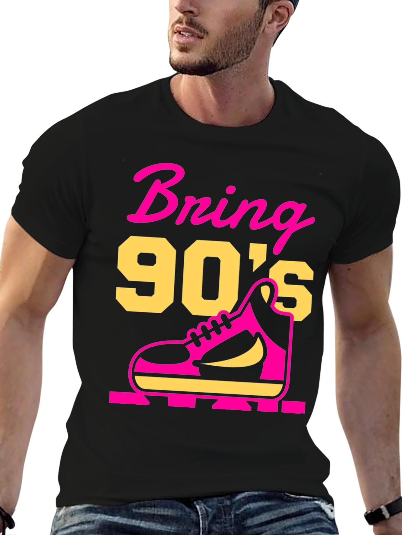 Bring 90s Black Graphic T-Shirt