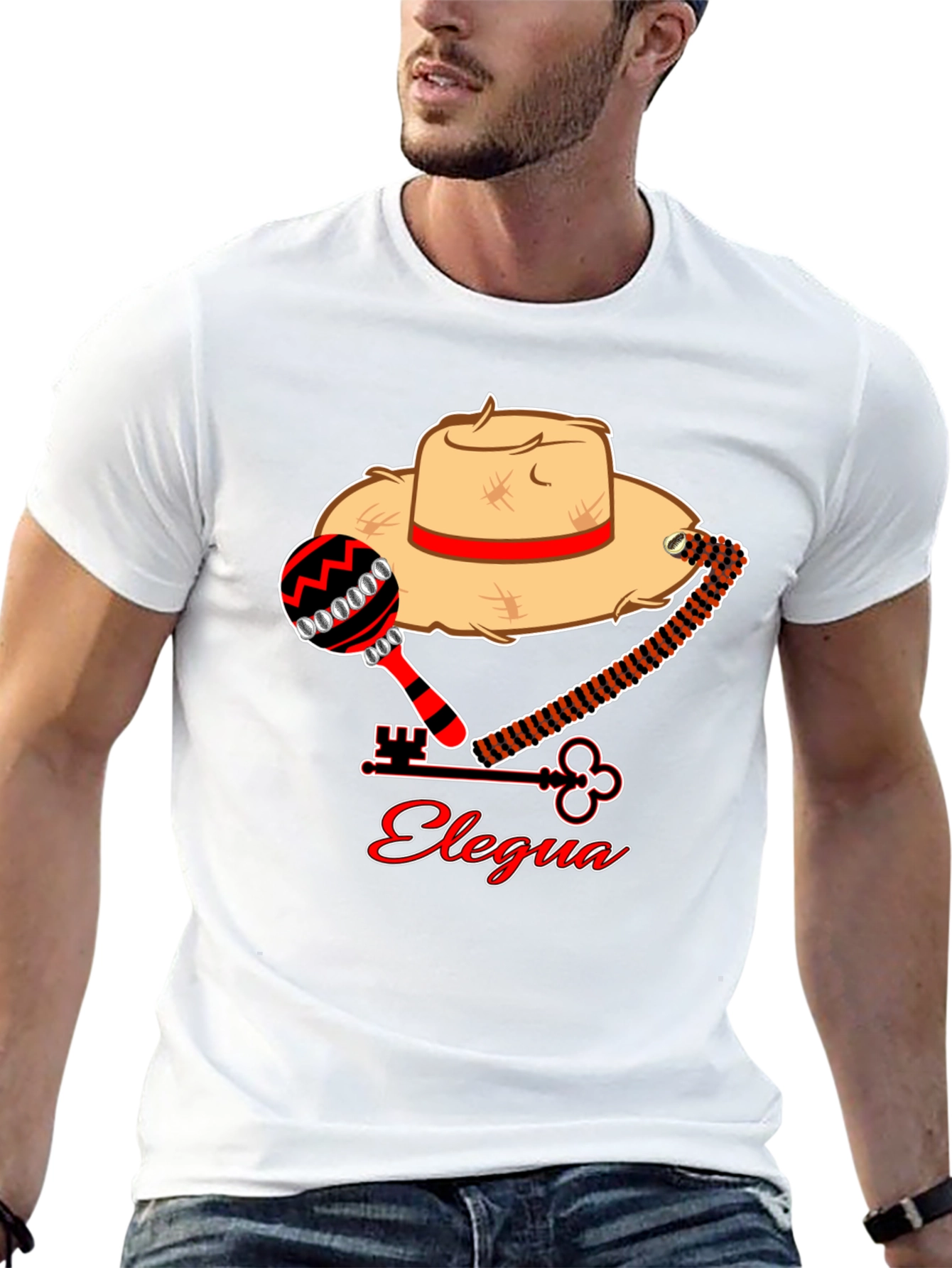 Elegua T-Shirt - Afro-Cuban Orisha Design
