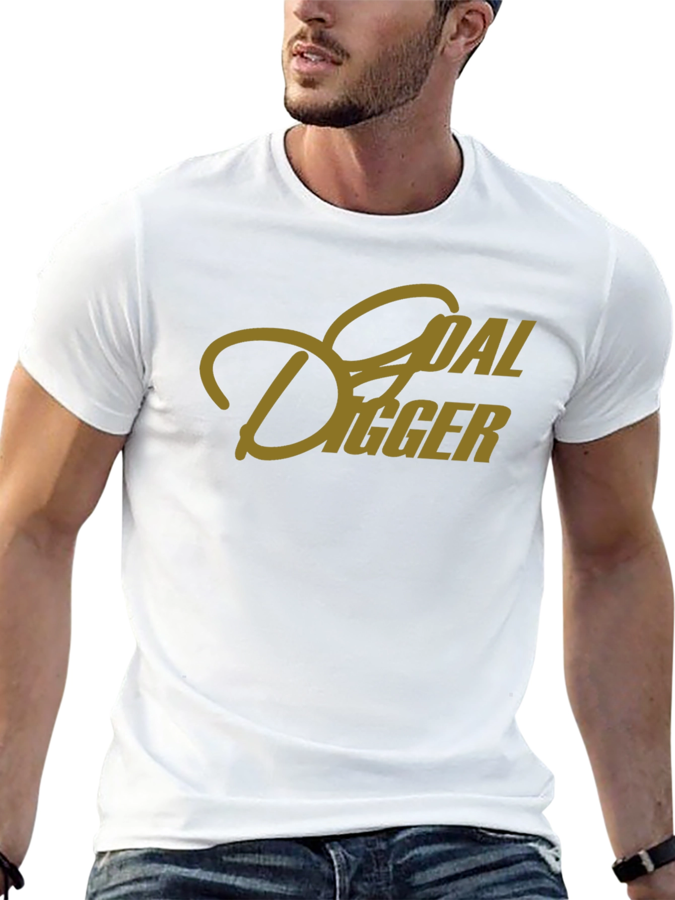 Goal Digger Graphic Tee - Black T-Shirt