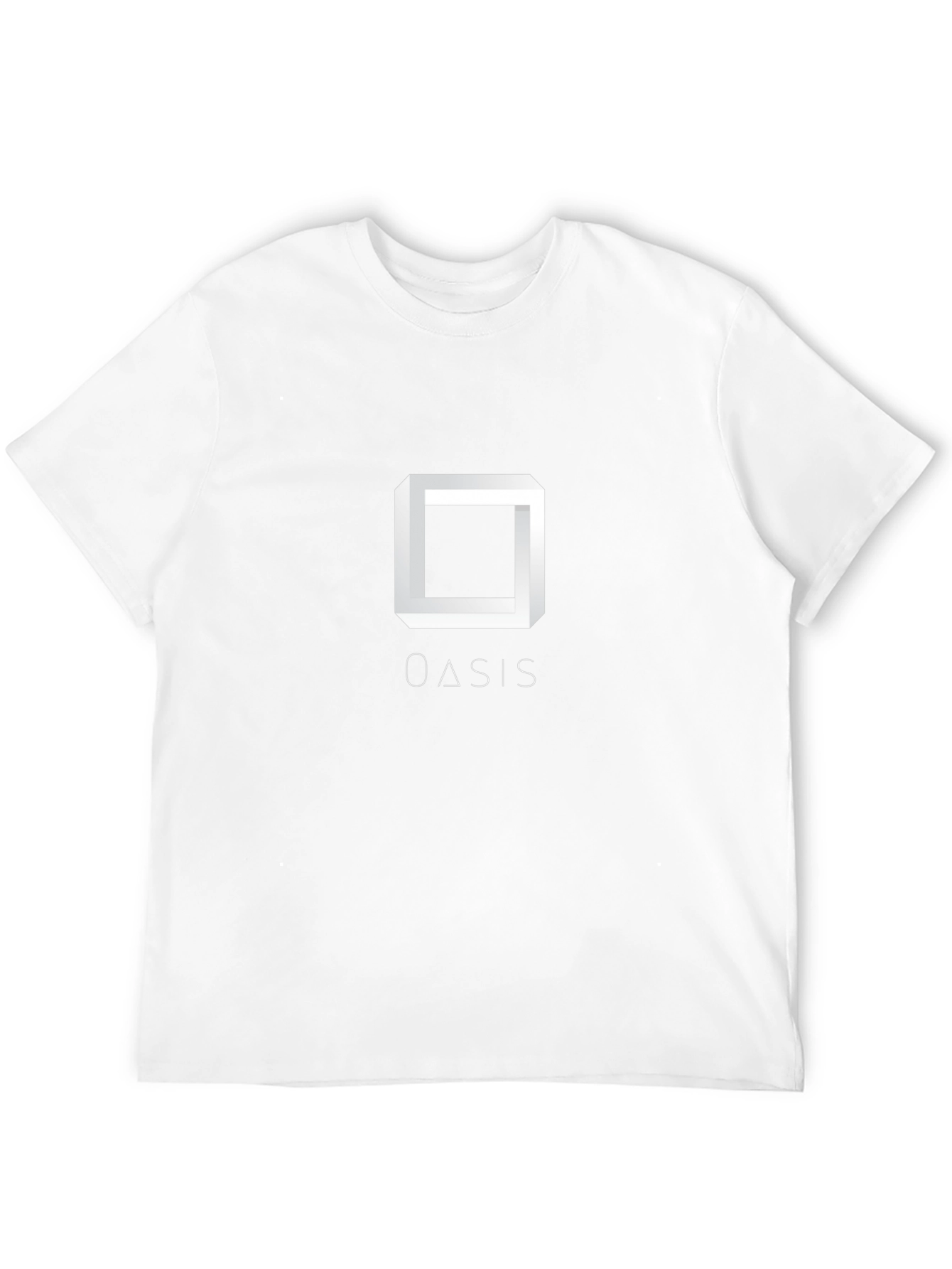 Oasis Impossible Cube Graphic Tee - Modern Illusion