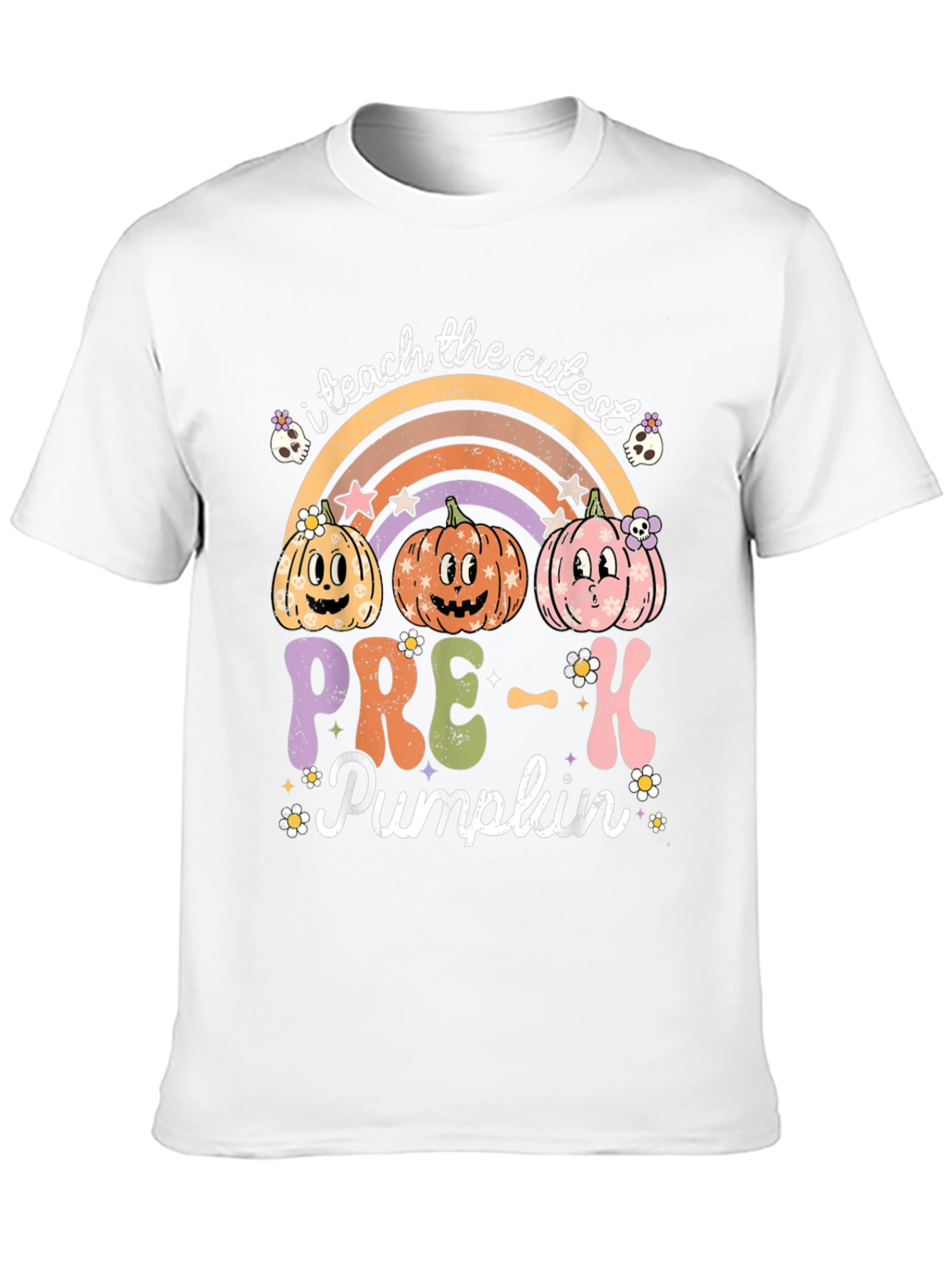 Cute Pre-K Pumpkin Teacher T-Shirt