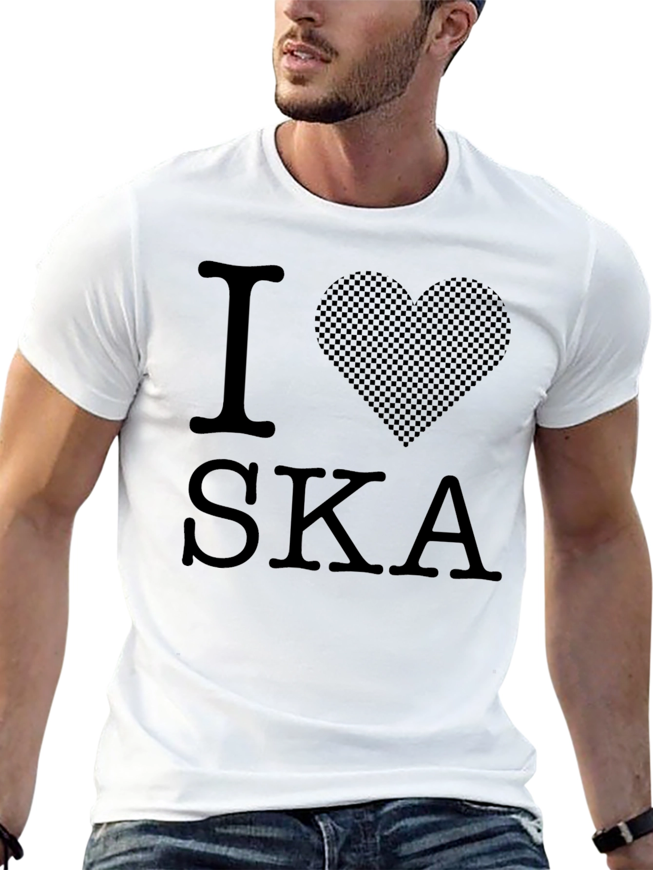 I Love Ska Black T-Shirt - Music Tee