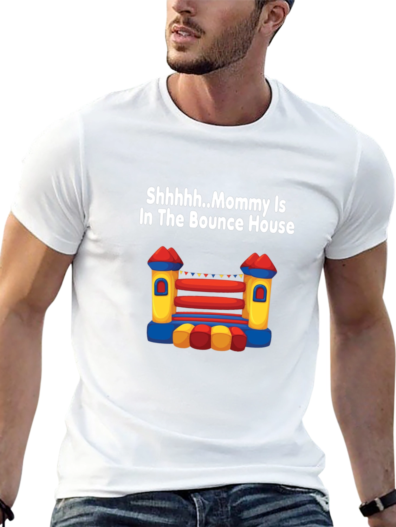 Mommy In Bounce House T-Shirt Novelty Apparel