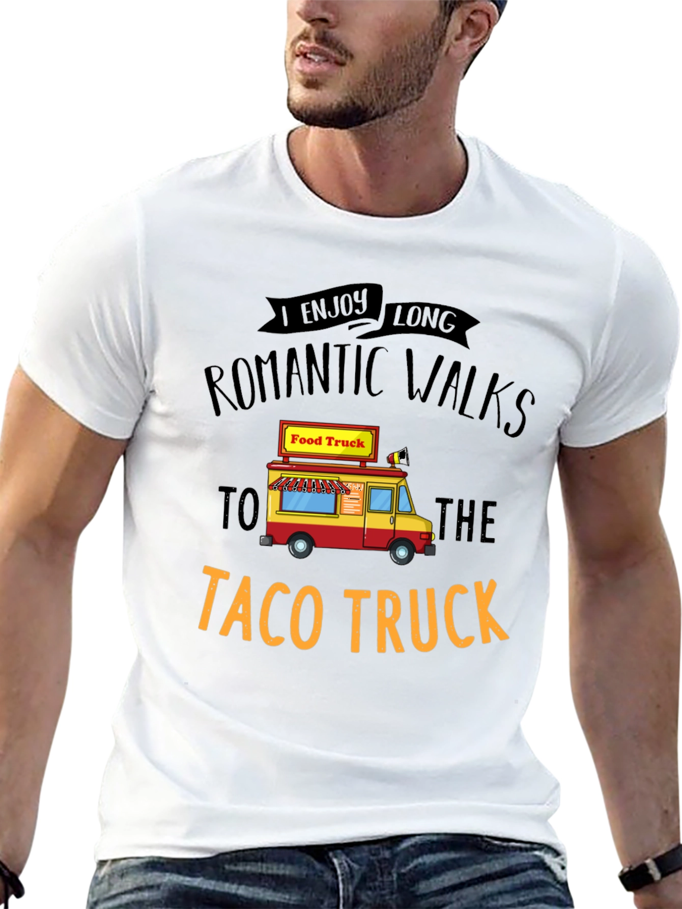 Taco Truck Romantic Walk Graphic Tee