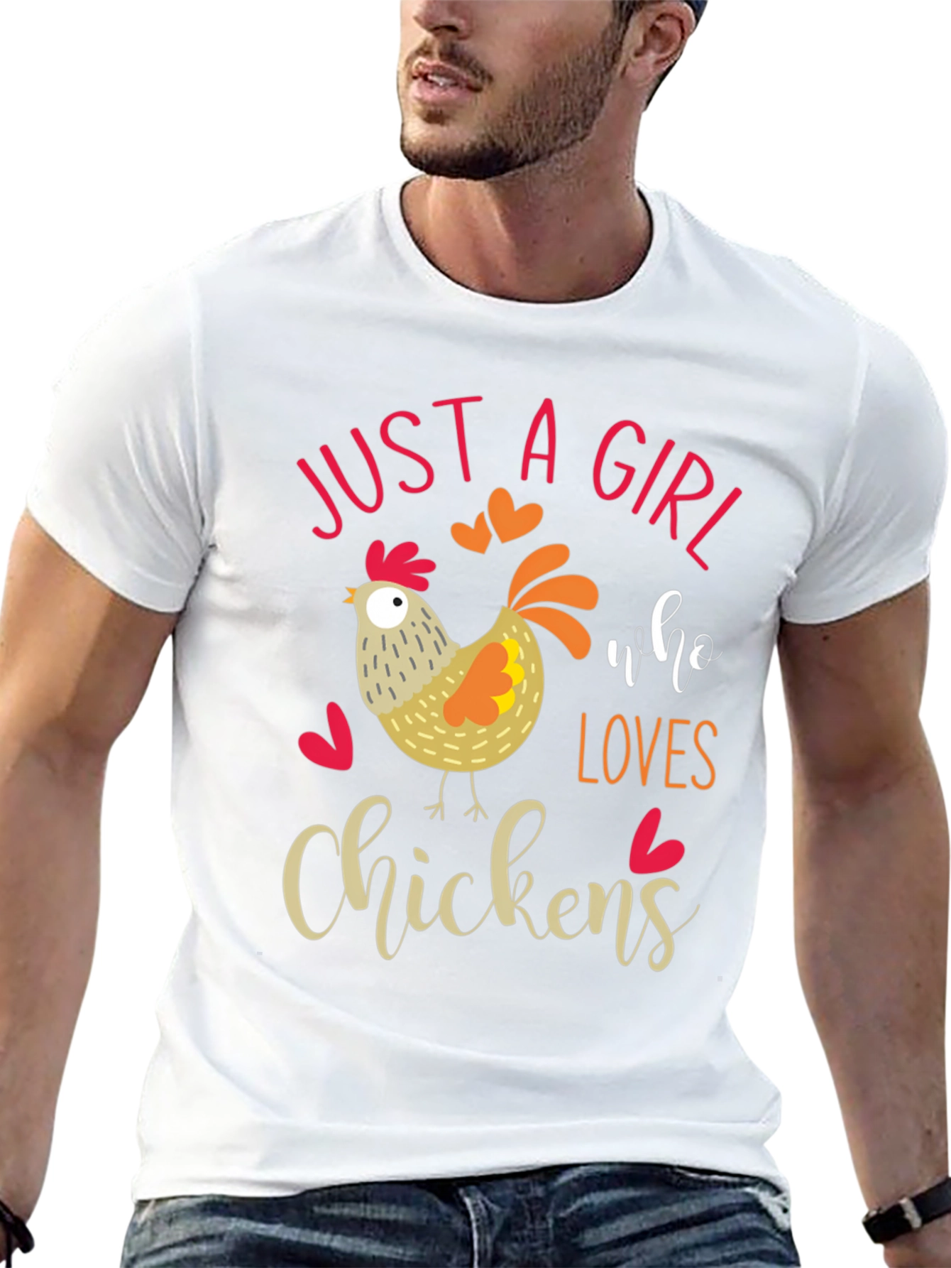 Just A Girl Who Loves Chickens T-Shirt