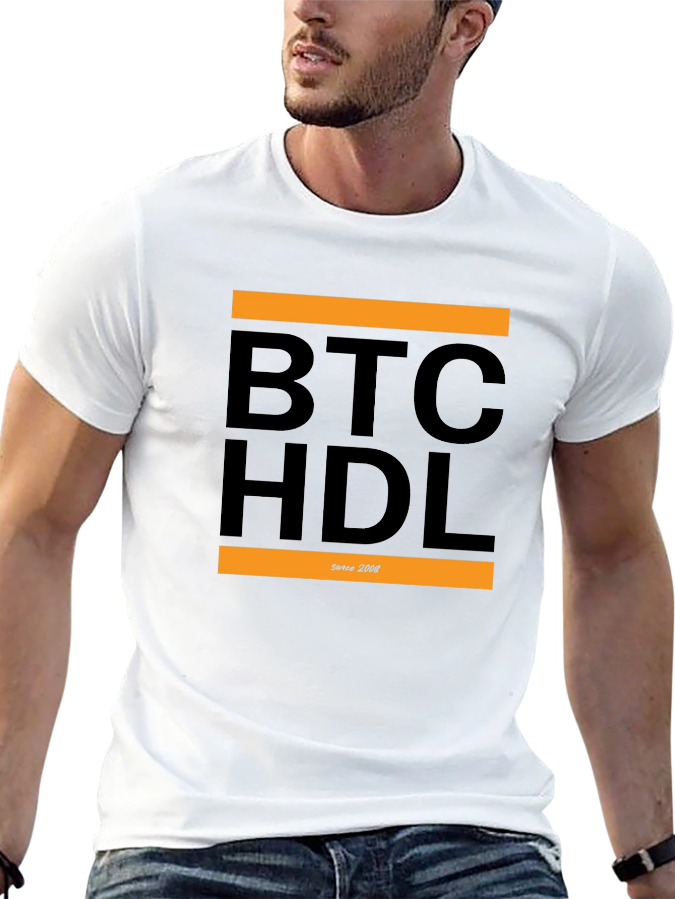 BTC HDL Crypto T-Shirt - Bitcoin HODL
