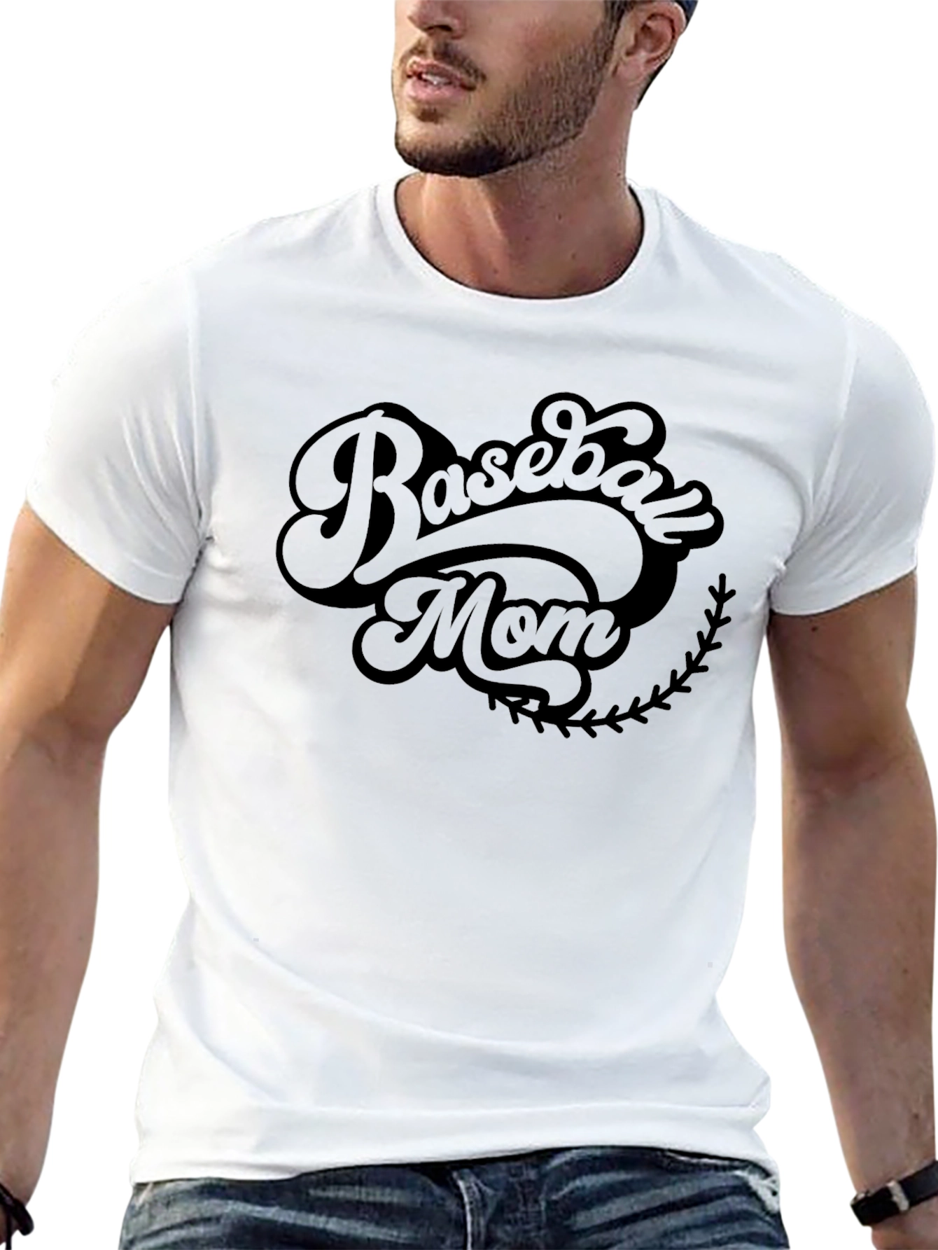 Baseball Mom T-Shirt - Stylish Sports Apparel