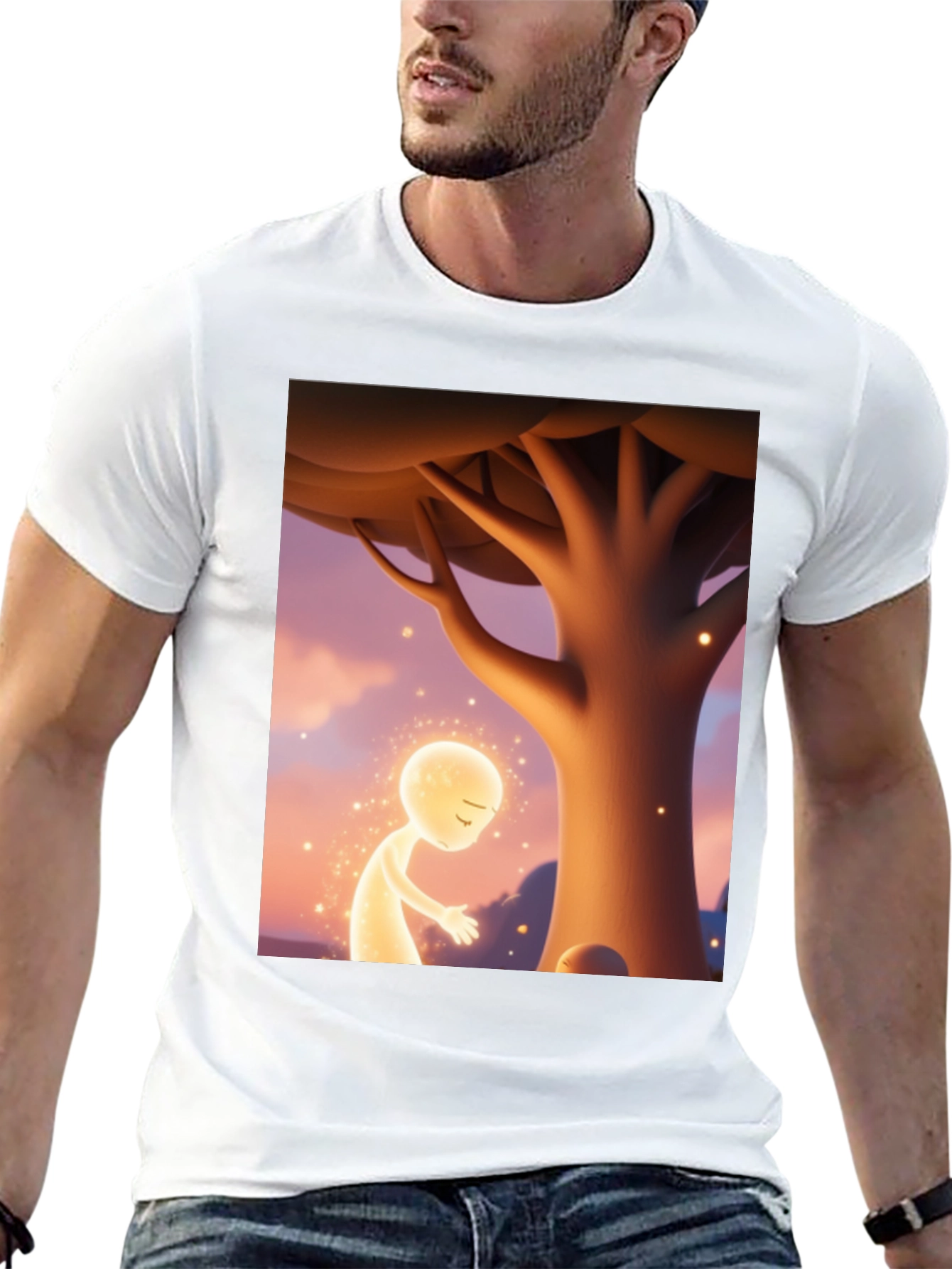 Mystic Glow T-Shirt - Spiritual Design