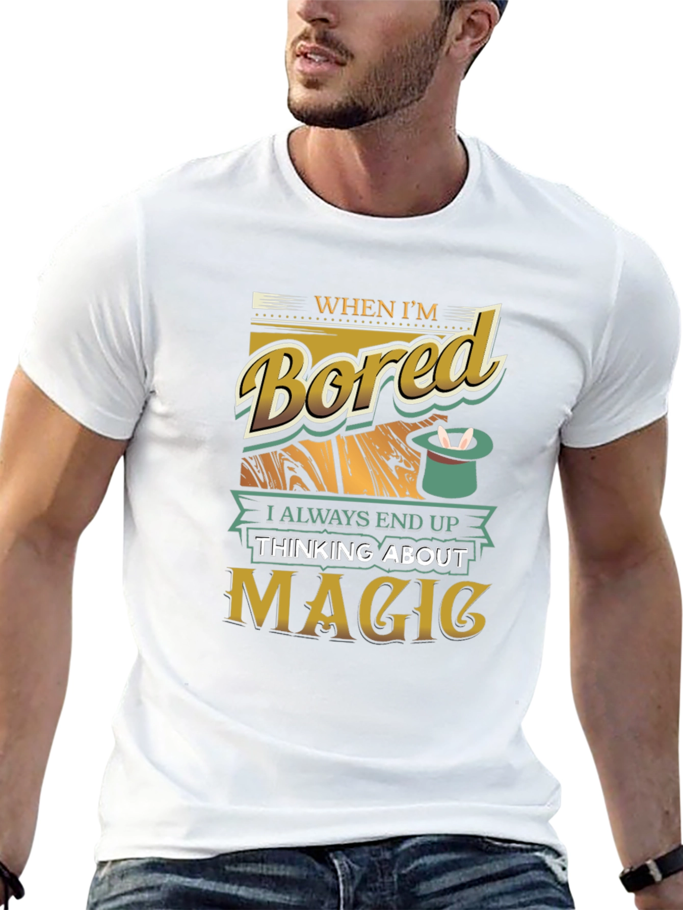 Magic T-Shirt - When Im Bored Graphic Tee