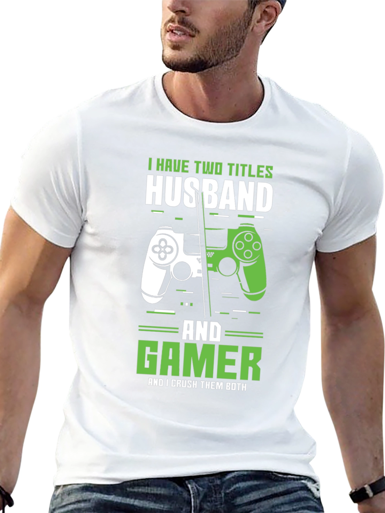 Husband and Gamer Graphic T-Shirt