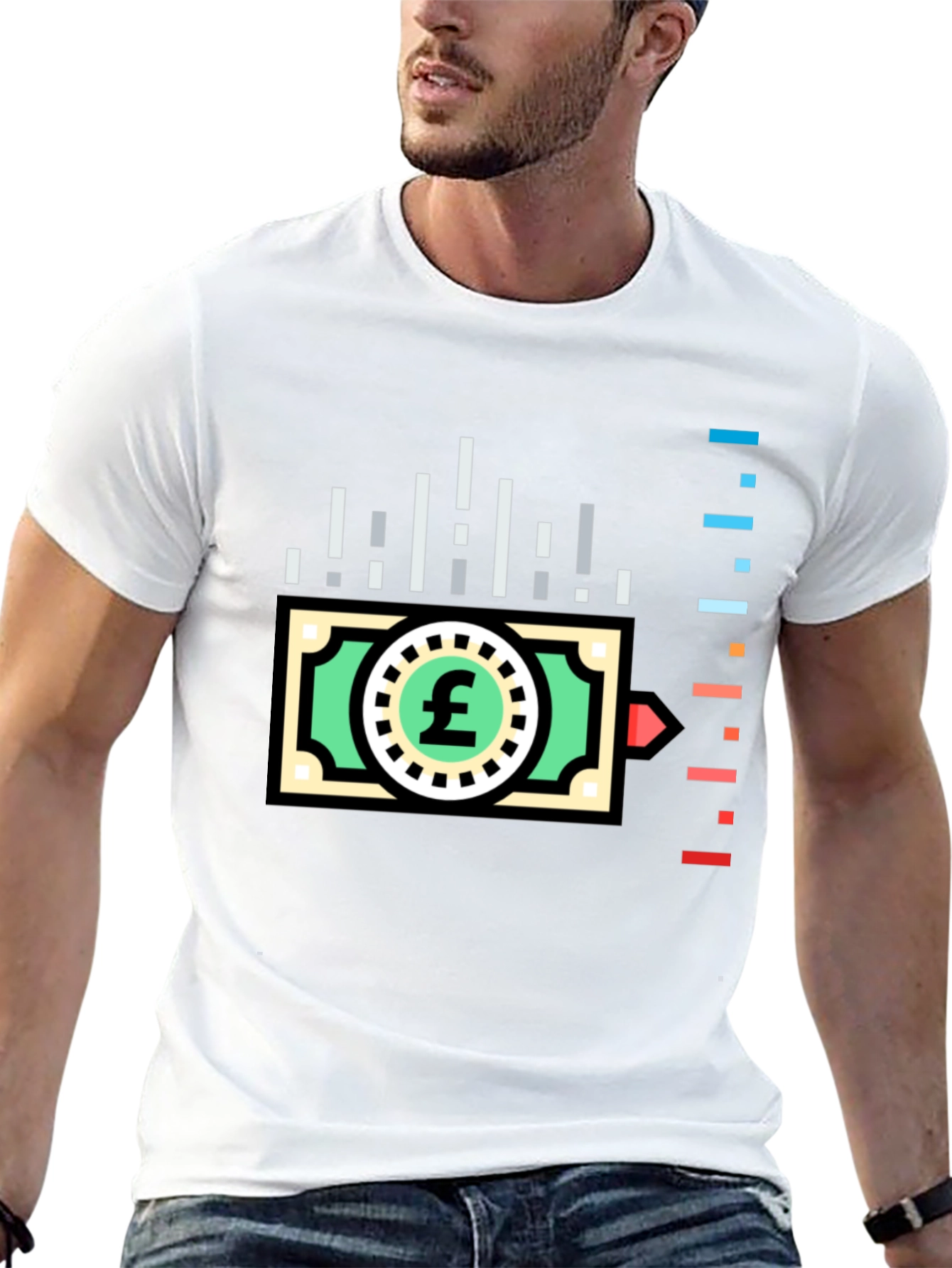 Trendy Finance Tee: Pound Sterling Design