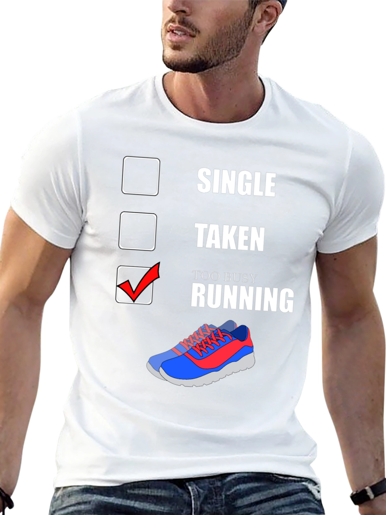 Too Busy Running Graphic T-Shirt