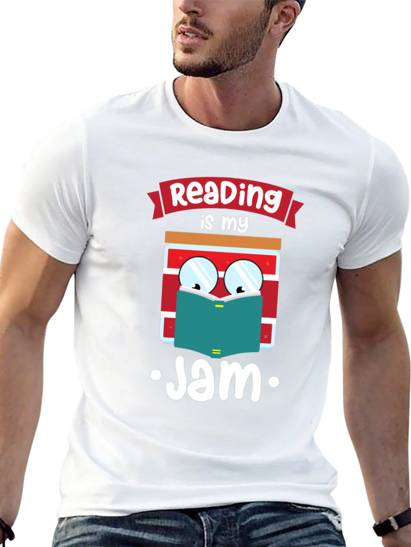 Reading Is My Jam T-Shirt Book Lover Tee