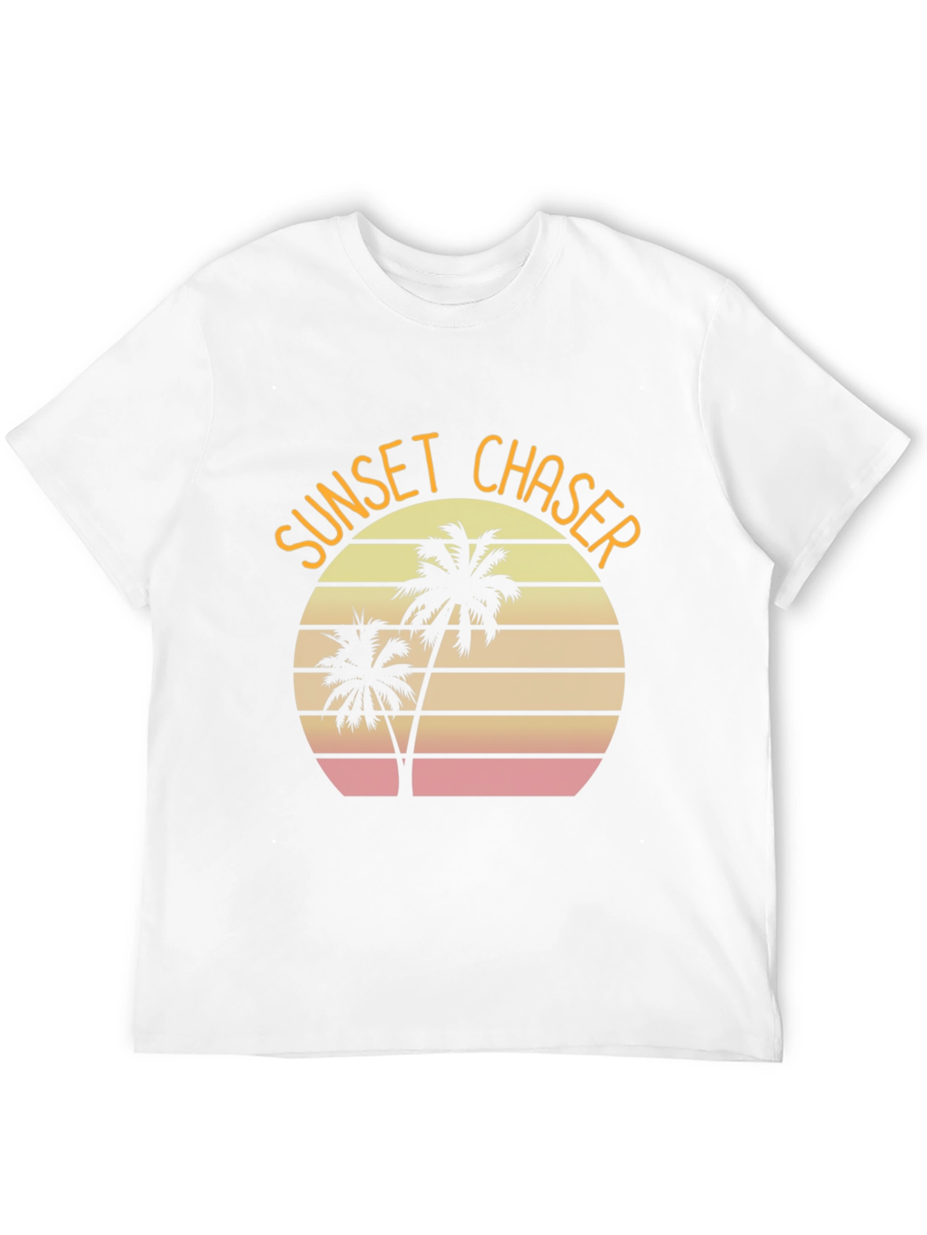 Sunset Chaser Graphic Tee - Tropical Palm Tree Shirt