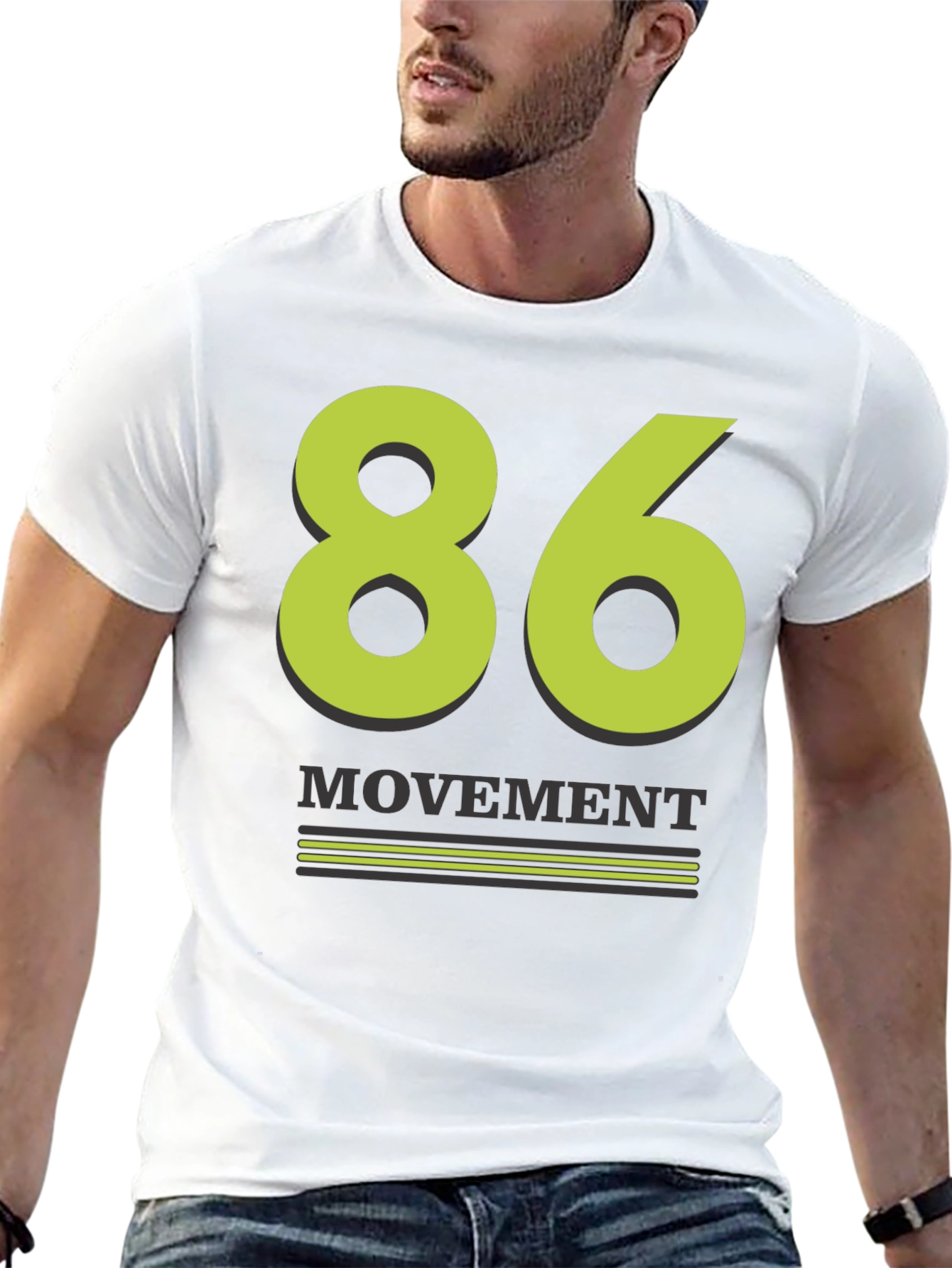 86 Movement Graphic Tee - Black