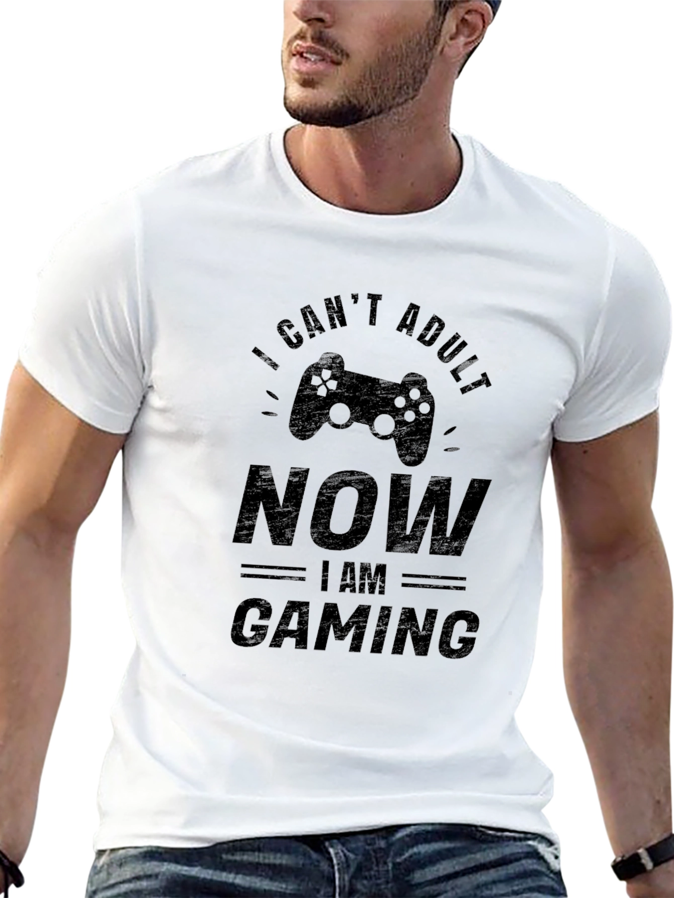 I Cant Adult Now Gaming T-Shirt