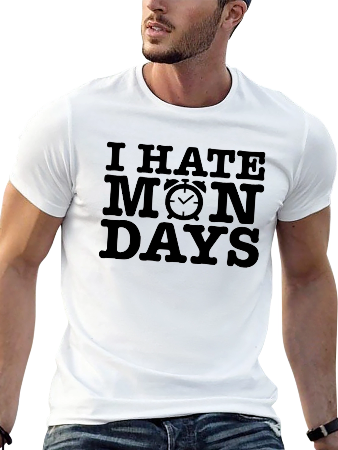 I Hate Mondays Black Graphic Tee