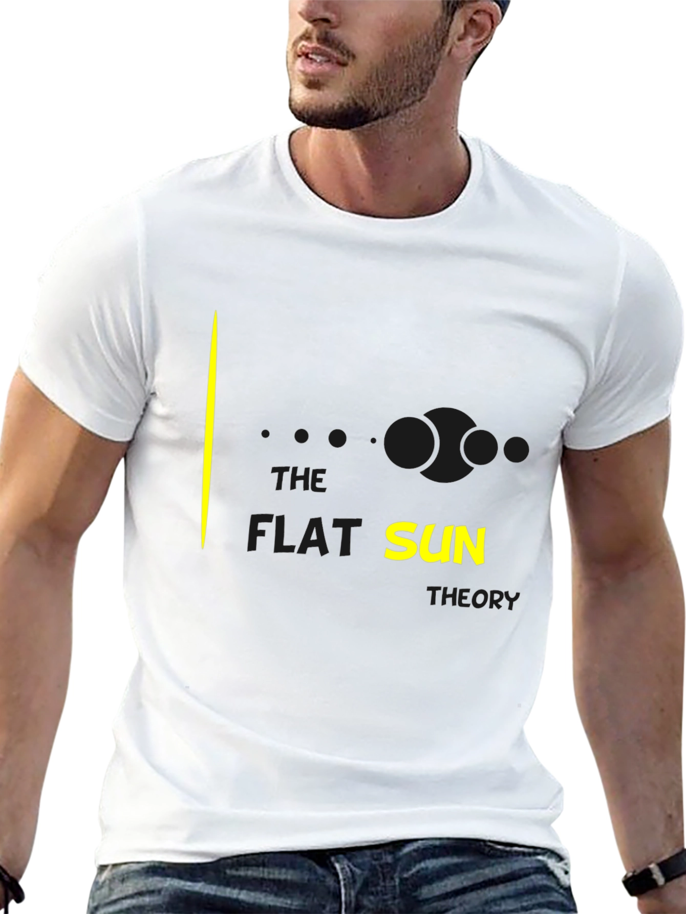 Flat Sun Theory Graphic Tee - Conspiracy Style