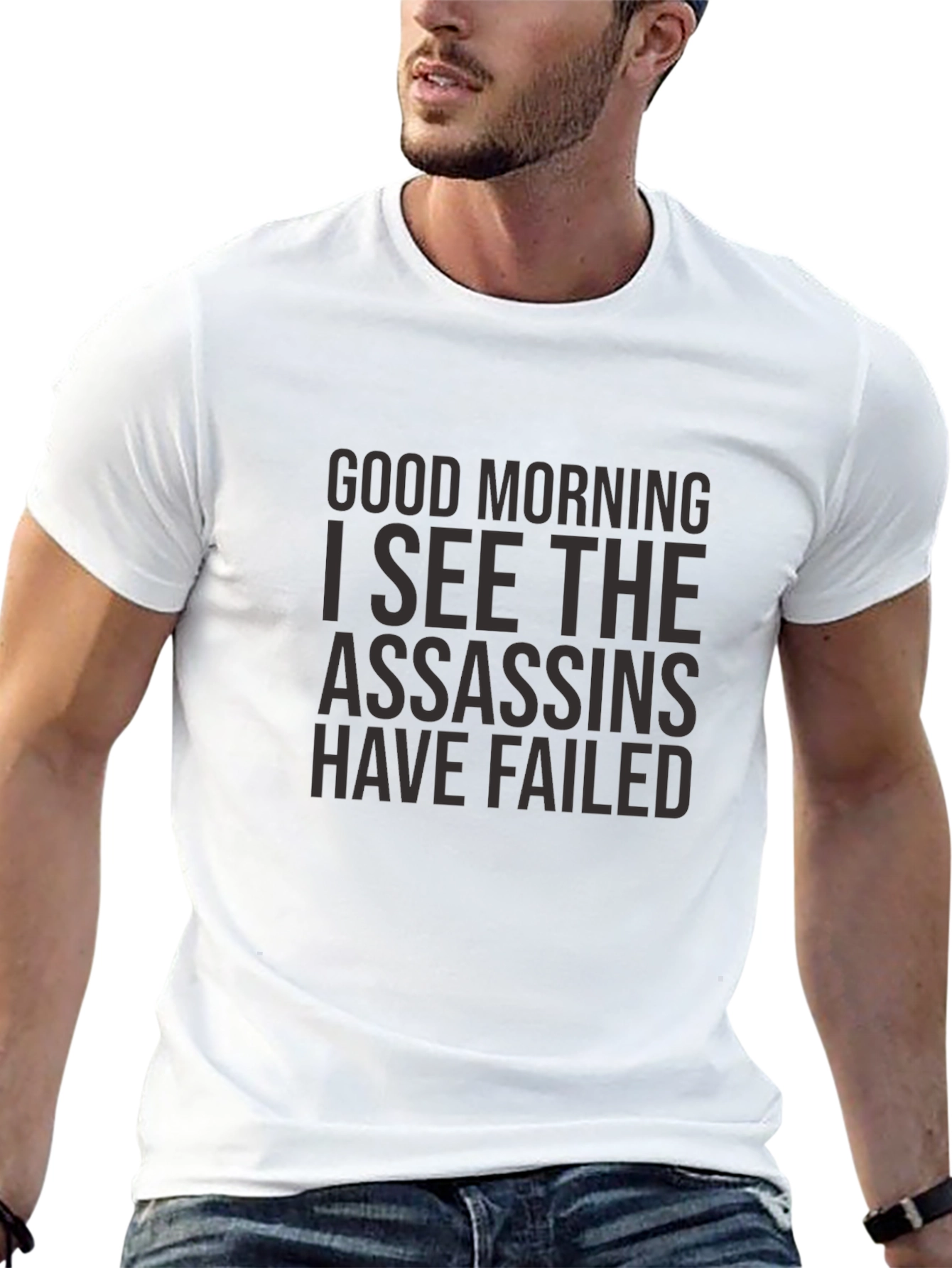 Good Morning Assassins Failed T-Shirt - Black