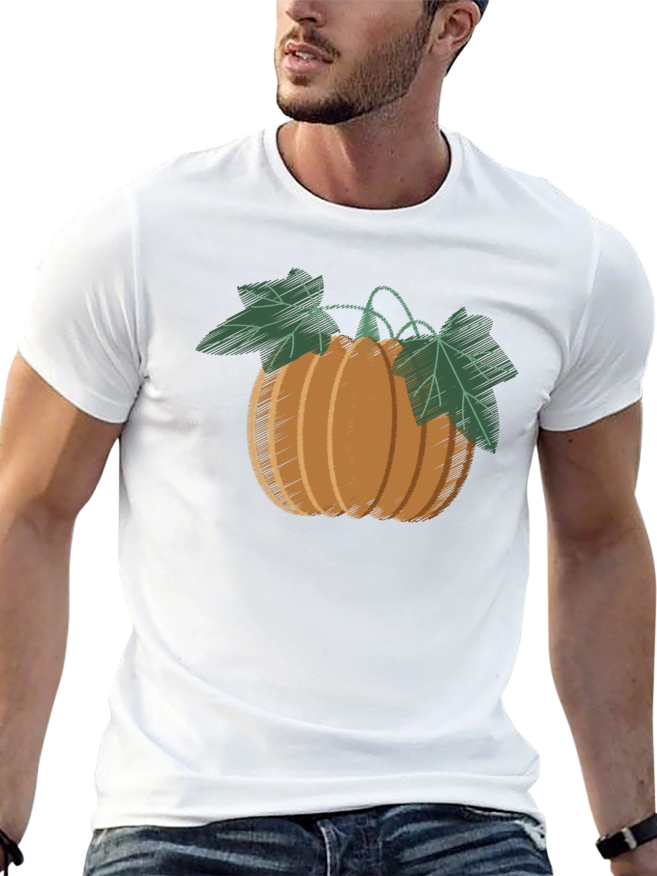 Pumpkin Patch T-Shirt - Black Casual Wear