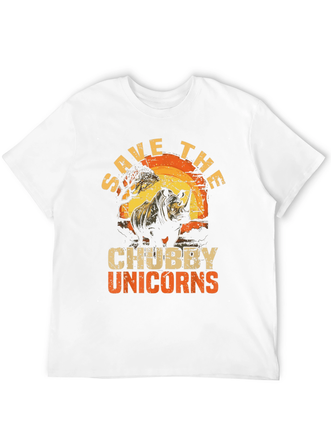 Save The Chubby Unicorns Graphic T-Shirt