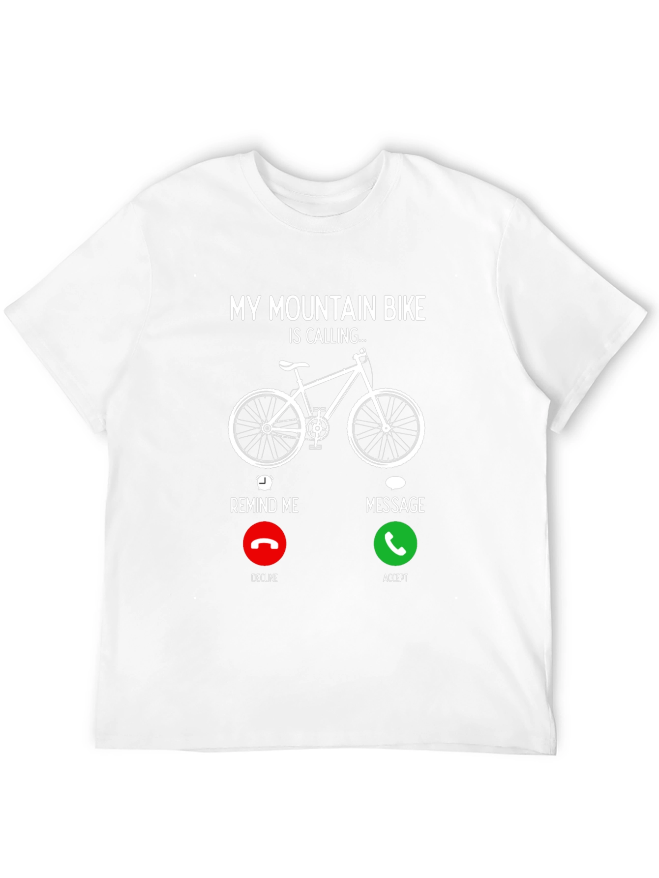 Mountain Bike Calling Graphic T-Shirt