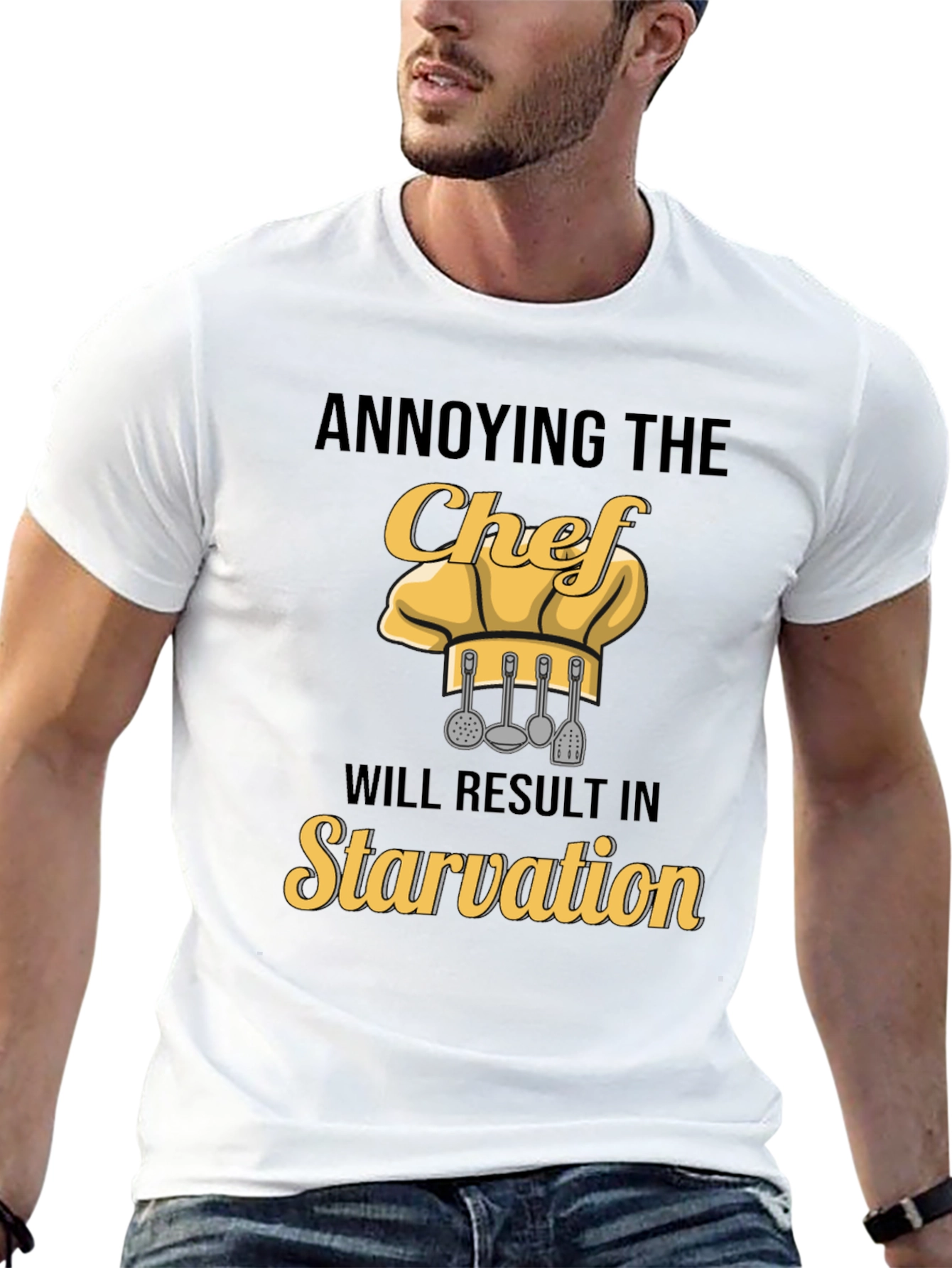 Annoying the Chef T-Shirt: Funny Culinary Warning