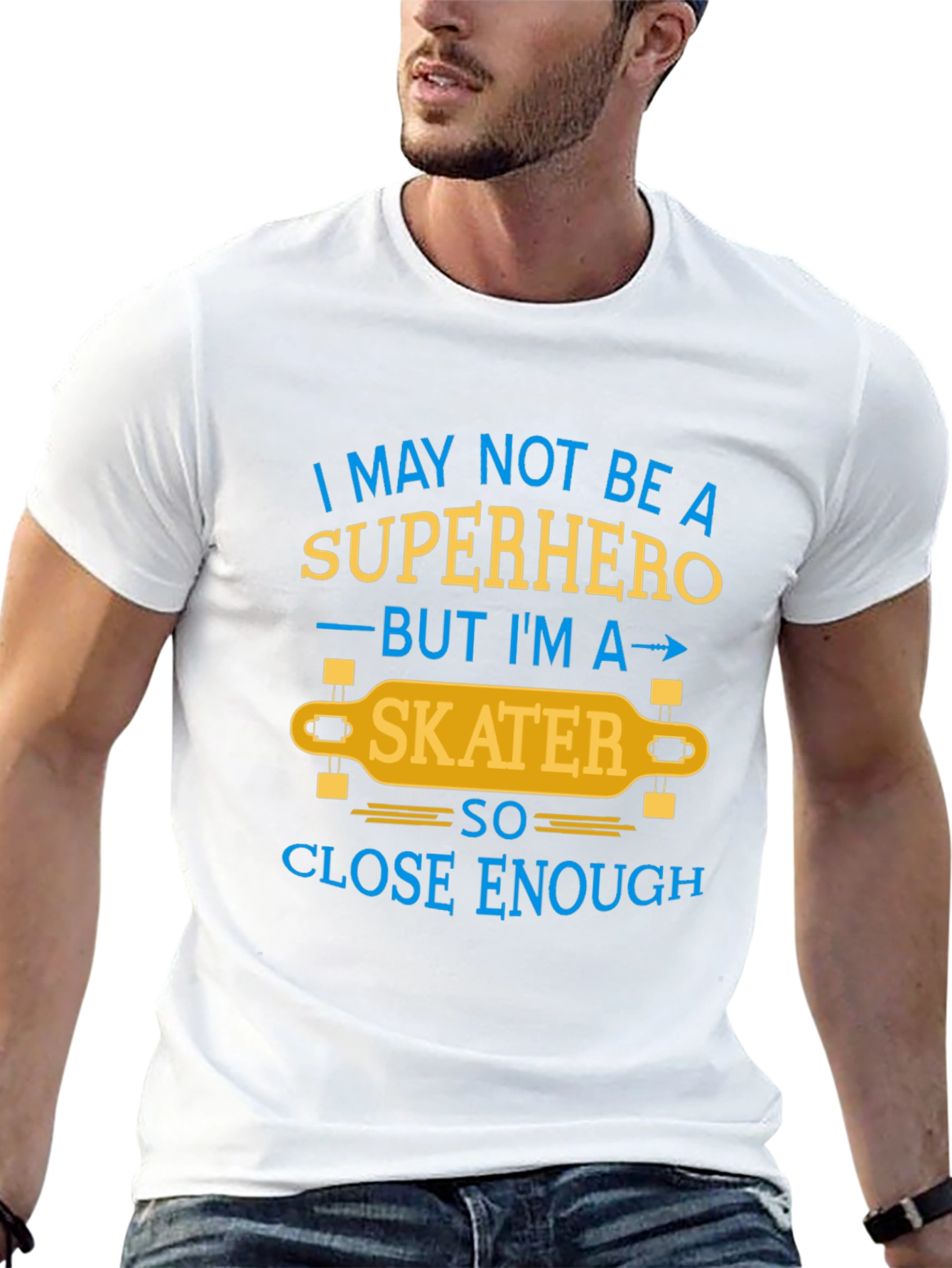 Superhero Skater T-Shirt - Unique Design
