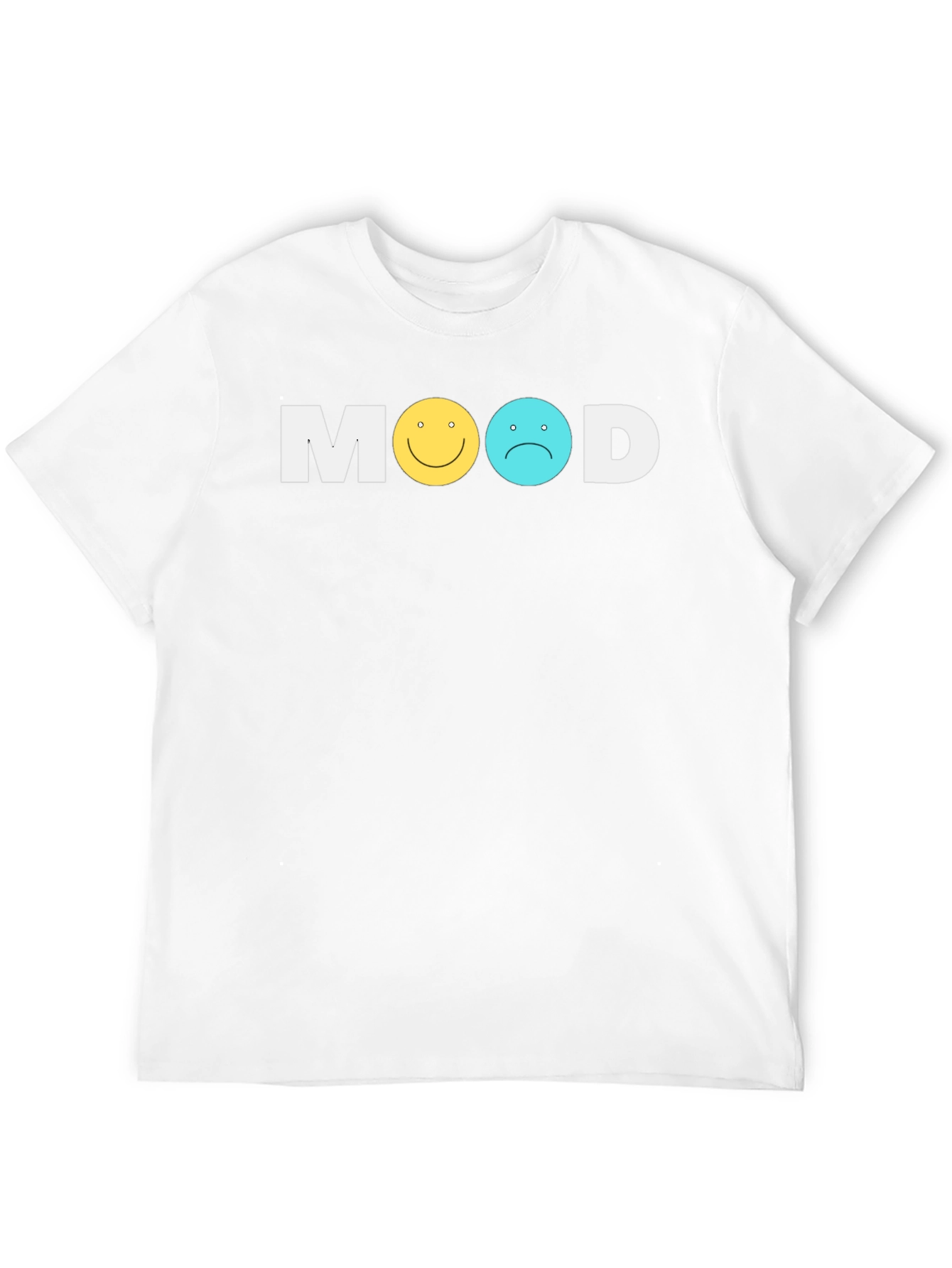 Mood Graphic Tee - Happy Sad T-Shirt